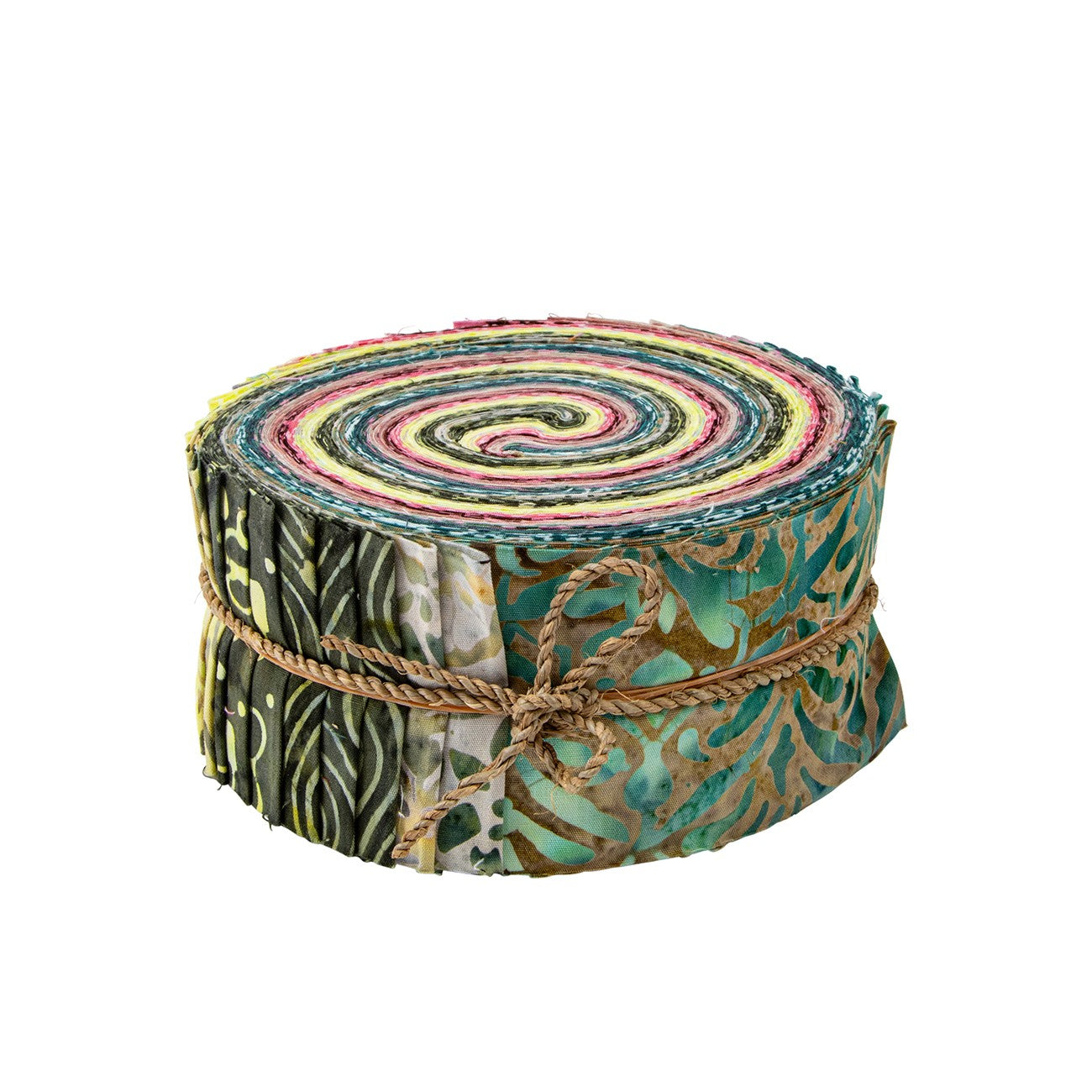 Batiks Ornamental Floreale 2.5in Strips, 40pcs/bundle