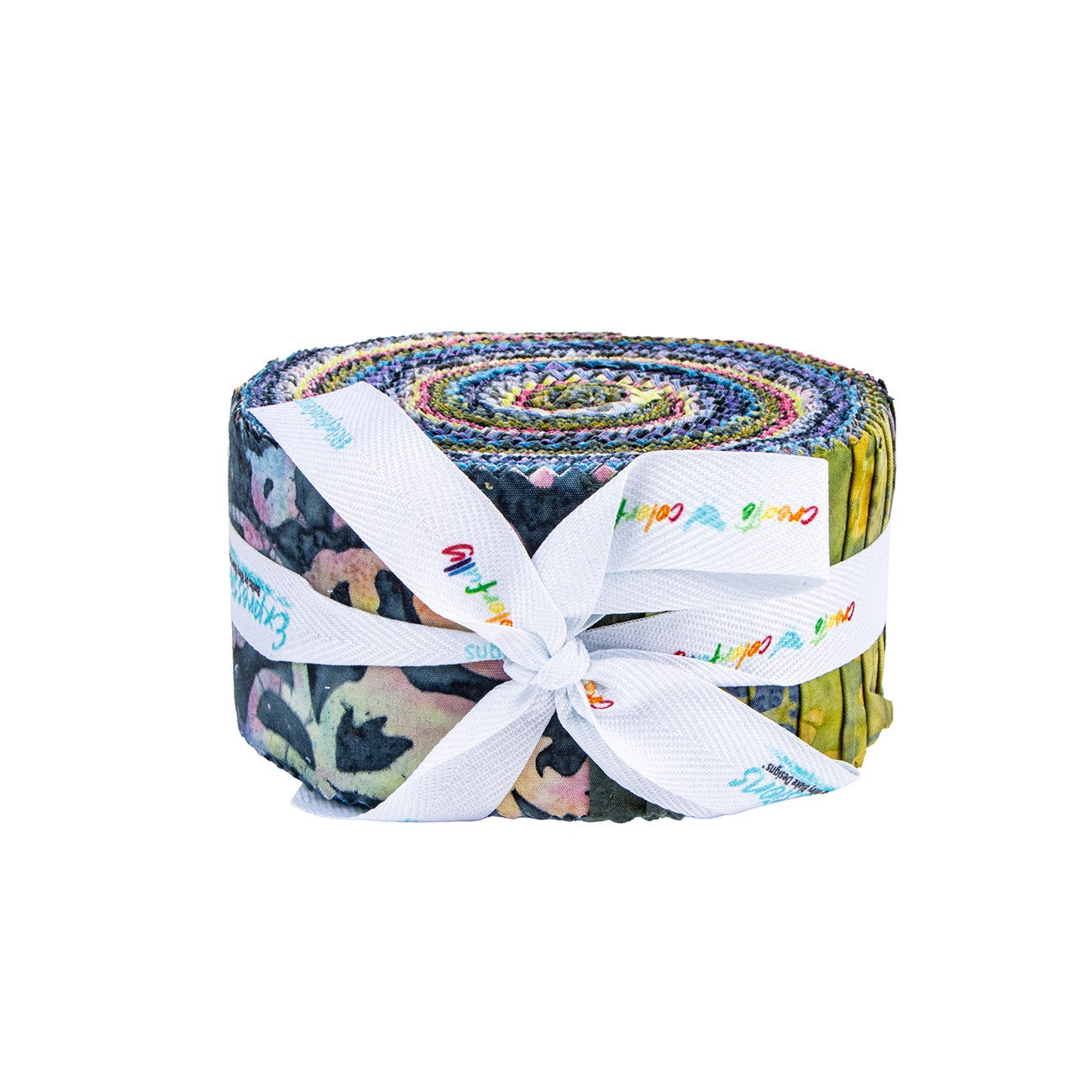 Batiks Radiant Flourish 2.5in Strips, 40pcs/bundle