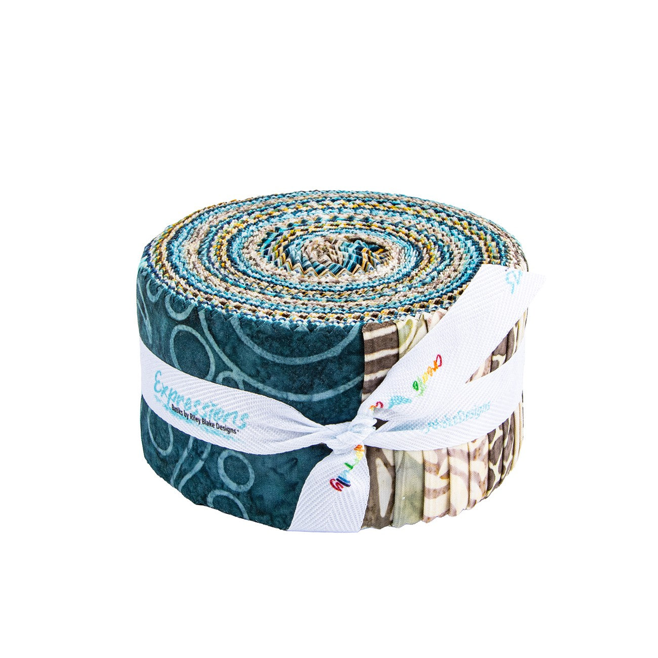 Batiks Sunken Treasure 2.5in Strips, 40 Pcs.