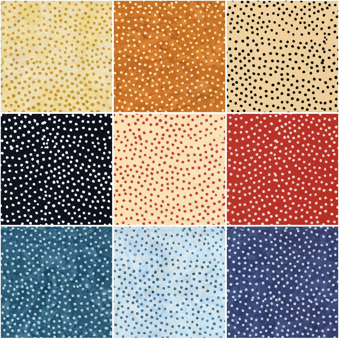 Batiks Basics Mini Pops Classic 2.5in Strips, 40pcs/bundle