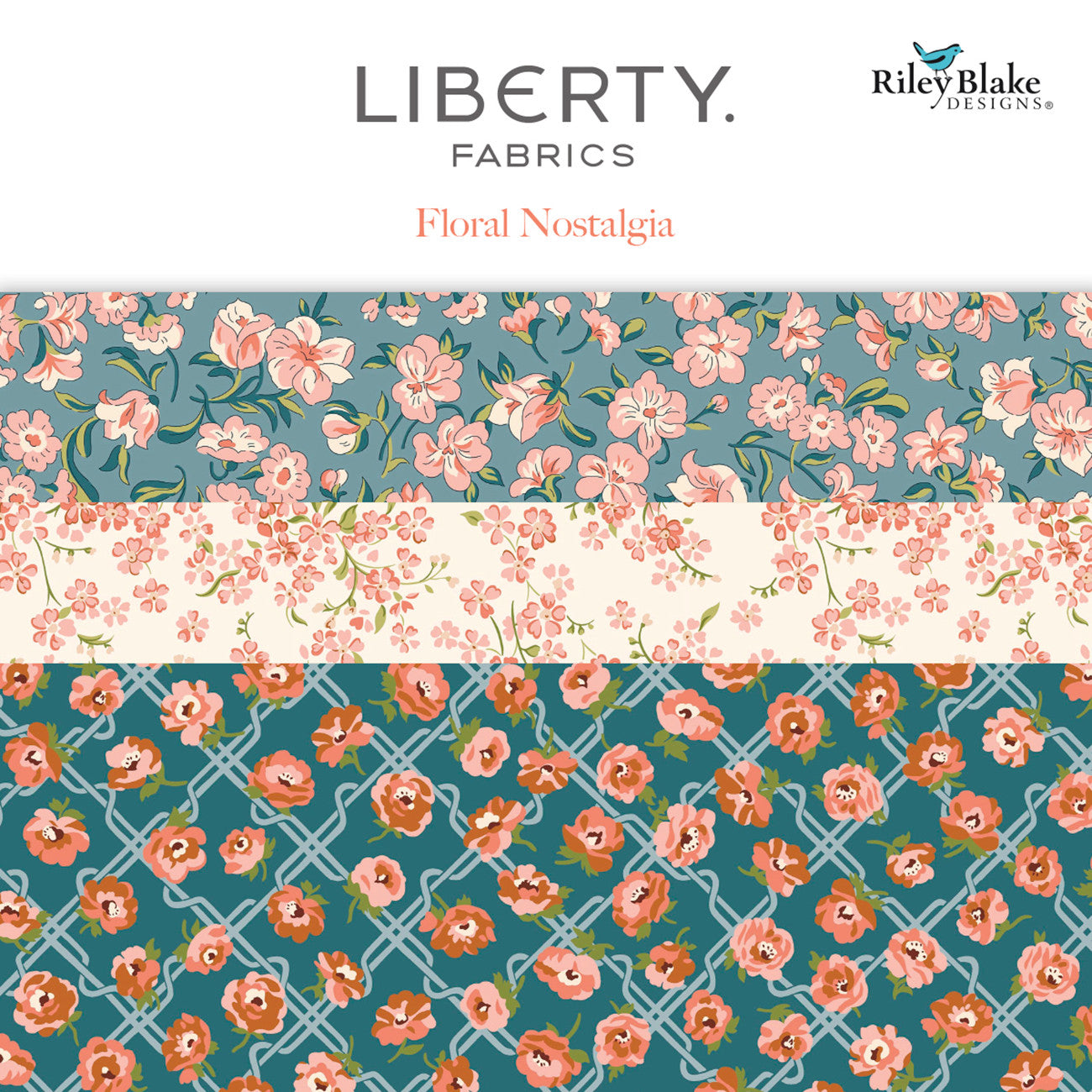 Liberty Floral Nostalgia 2.5 Inch Rolie Polie, 40 Pcs.