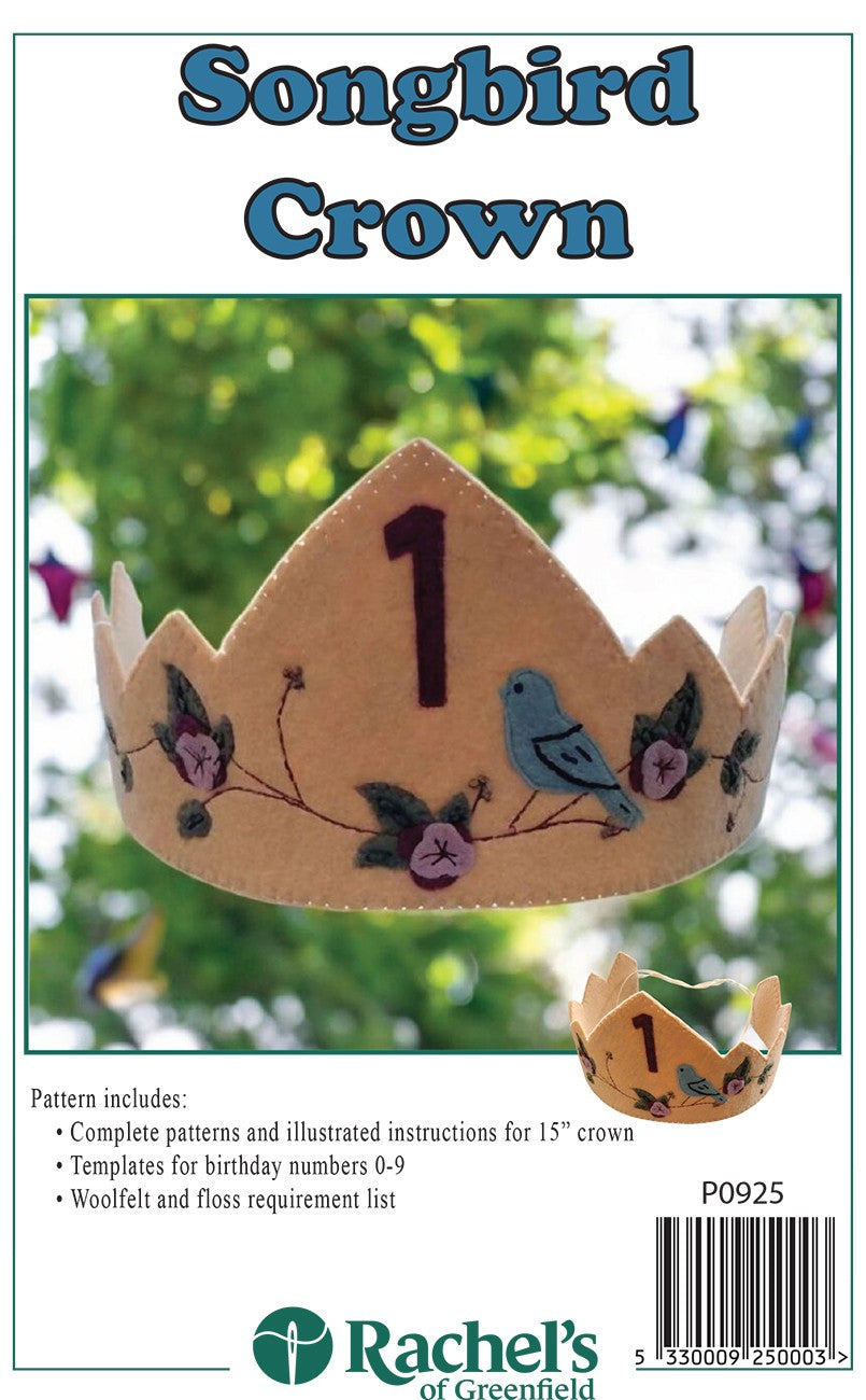 Songbird Birthday Crown Pattern