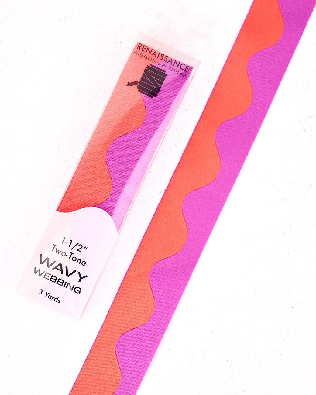 Wavy Webbing Grape Slushy 1-1/2in x 3yds