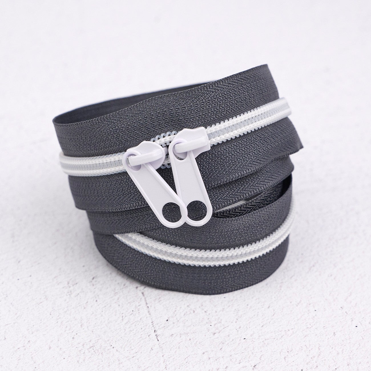 30in Handbag Zipper Ash
