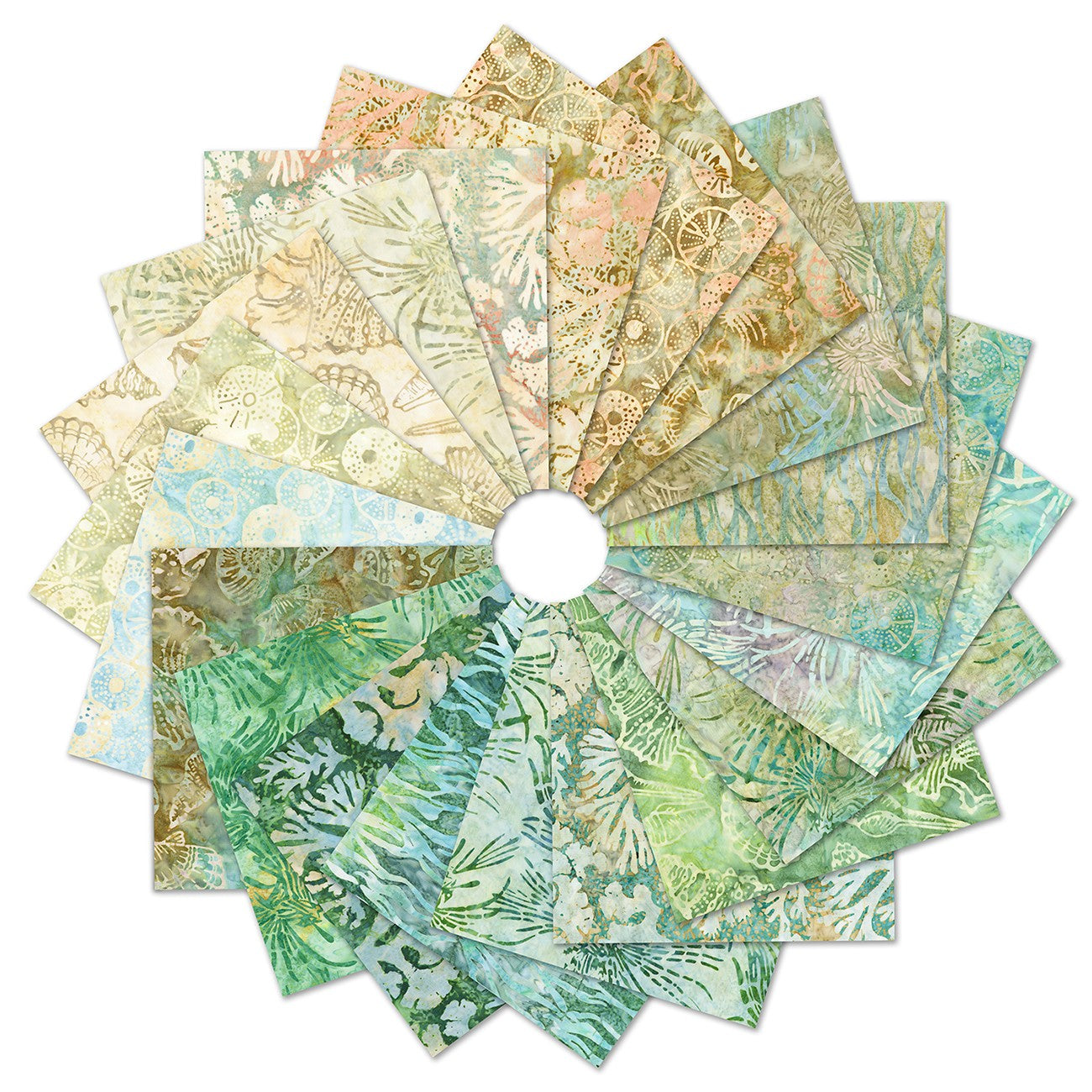 2.5in Strips Tranquil Tides, 40pcs/bundle