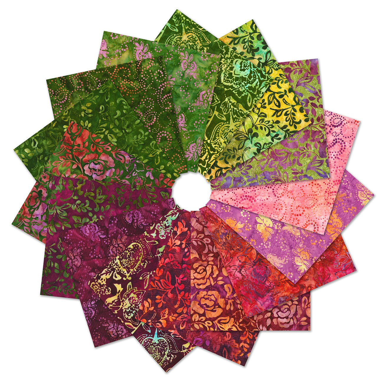 2.5in Strips, Jeweled Bouquet, 40pcs/bundle