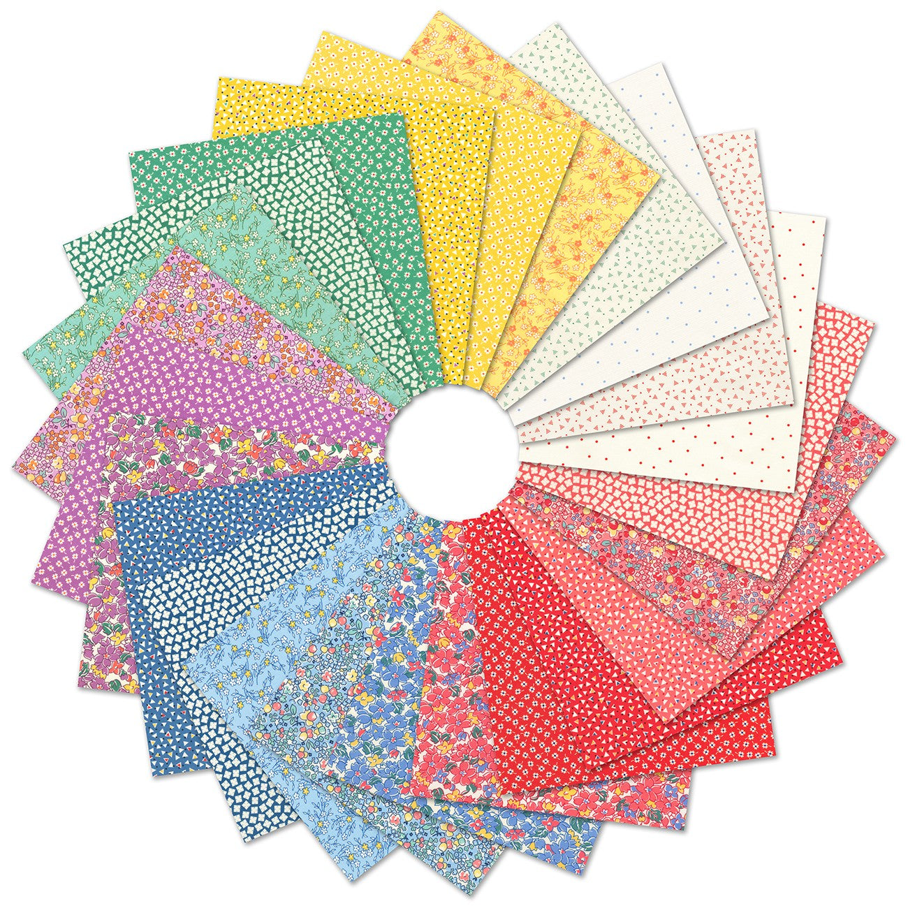 2.5in Strips, Cottage Treasures, 40pcs/bundle
