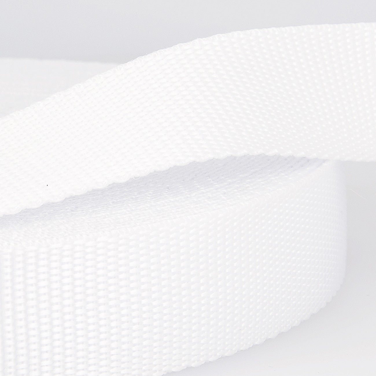 25mm Polypropylene Webbing in White