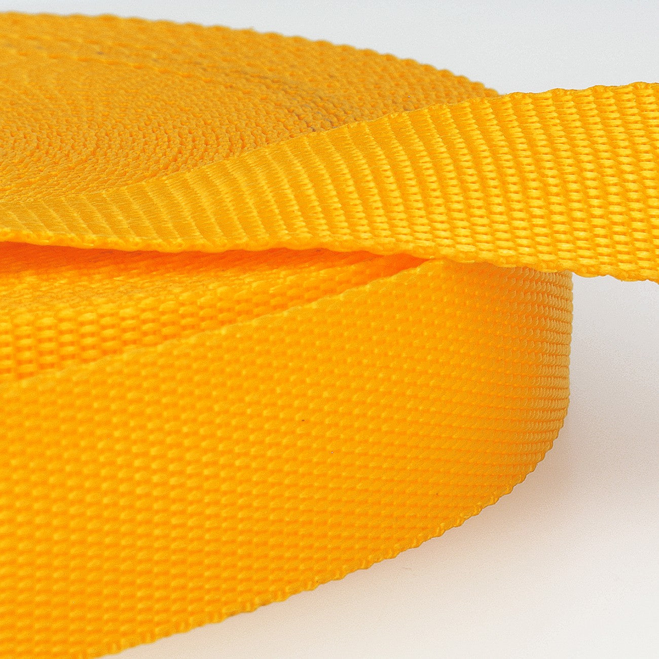 30mm Polypropylene Webbing in Yellow