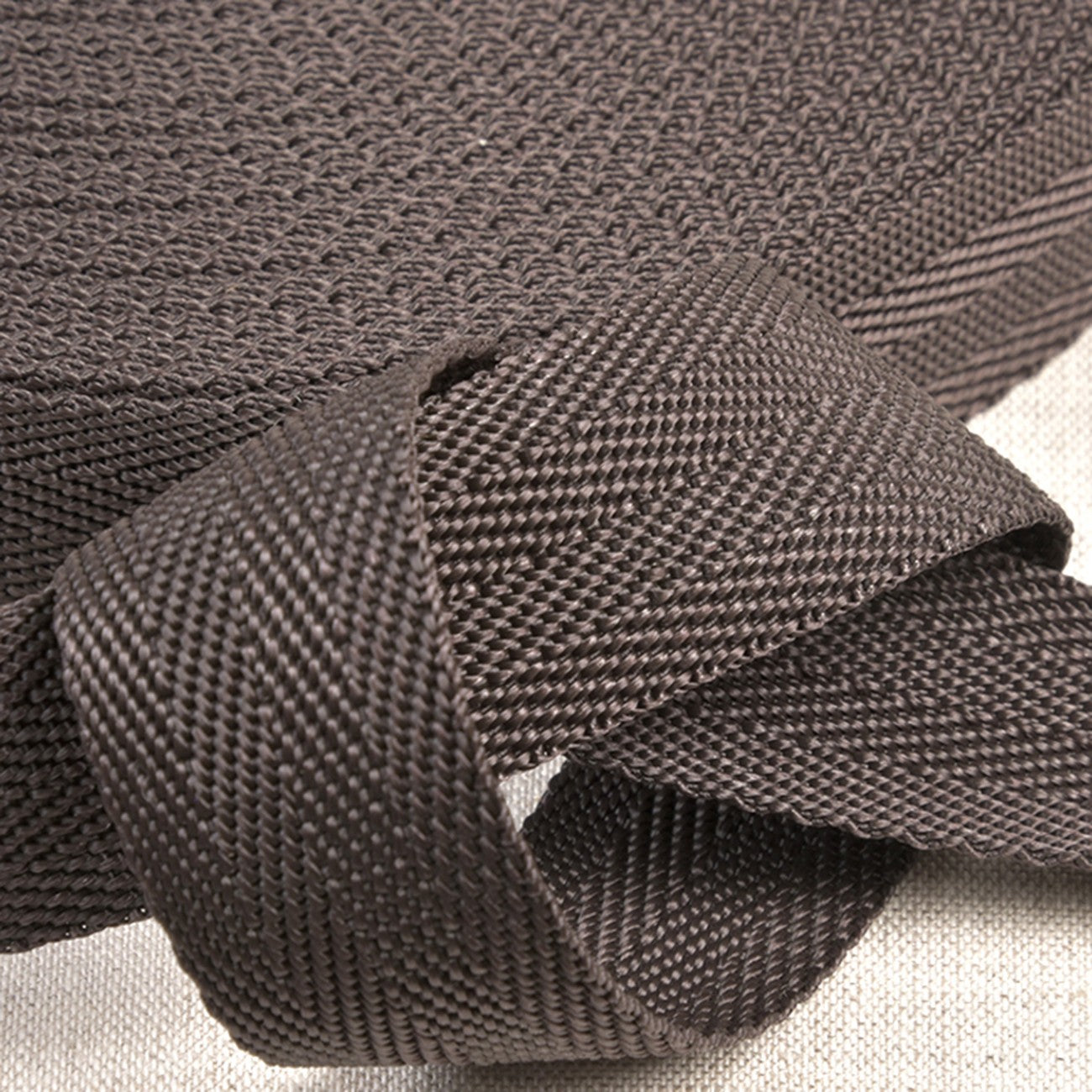 25mm Polypropylene Webbing in Brown