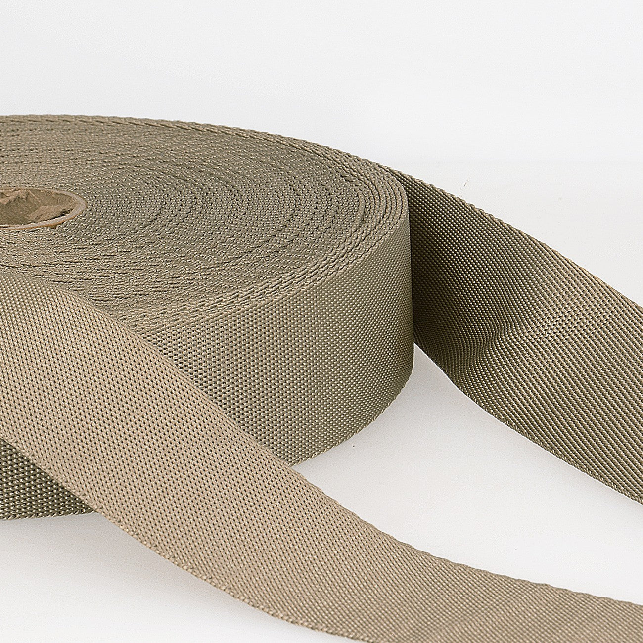 10mm Polyester Webbing in Beige