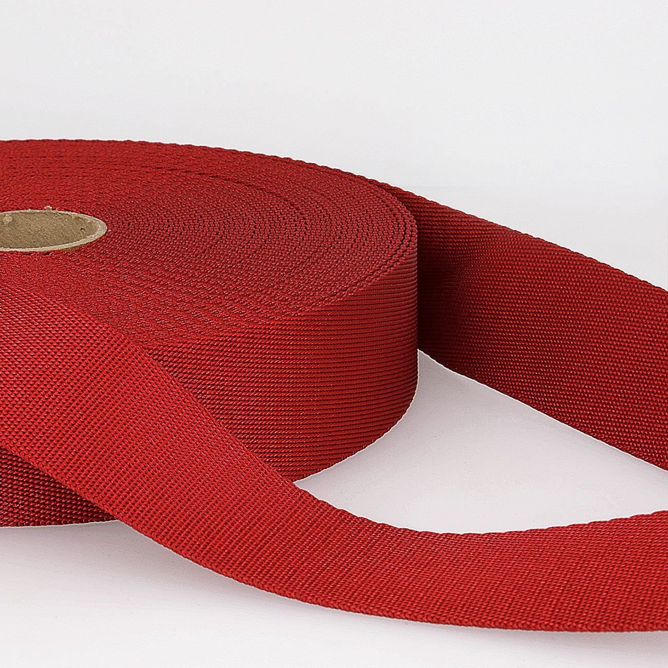 10mm Polyester Webbing in Red