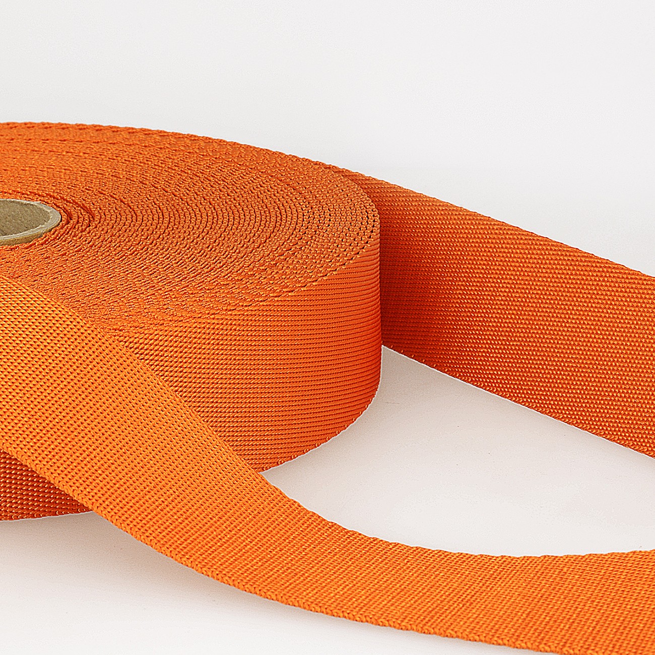 15mm Polyester Webbing in Orange