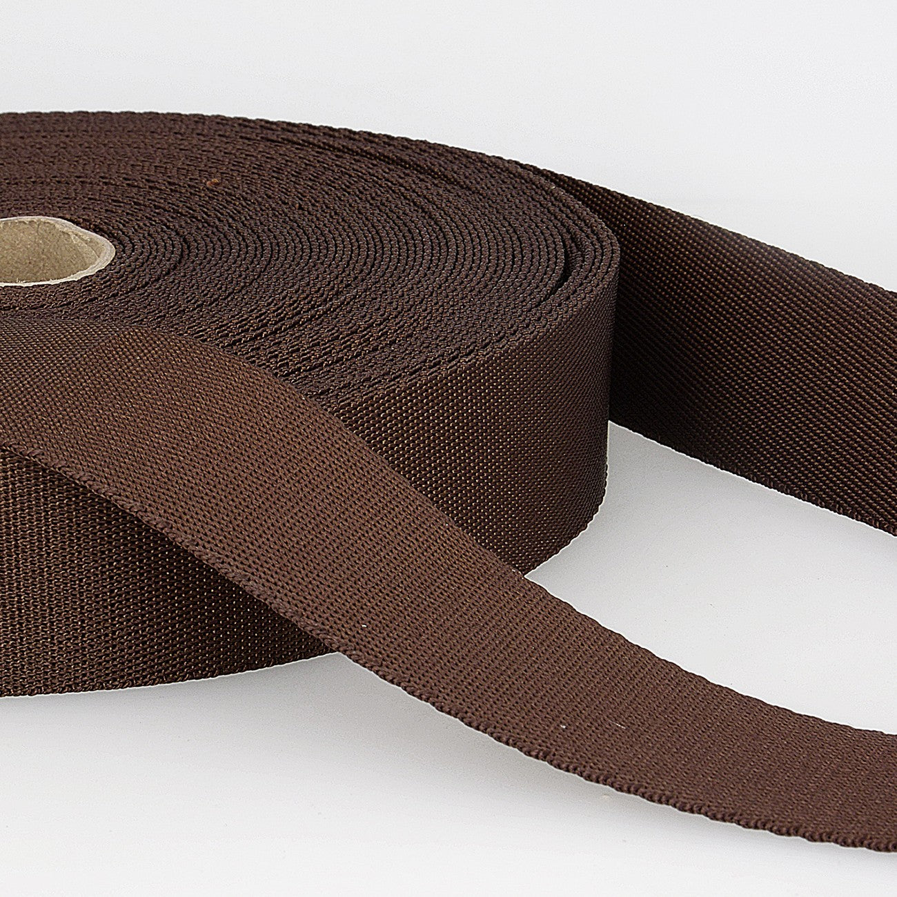 20mm Polyester Webbing in Brown