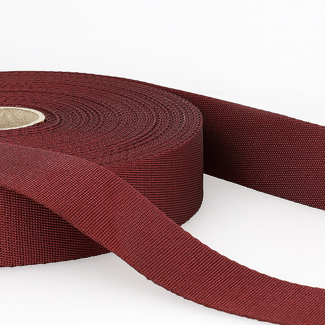 20mm Polyester Webbing in Burgundy