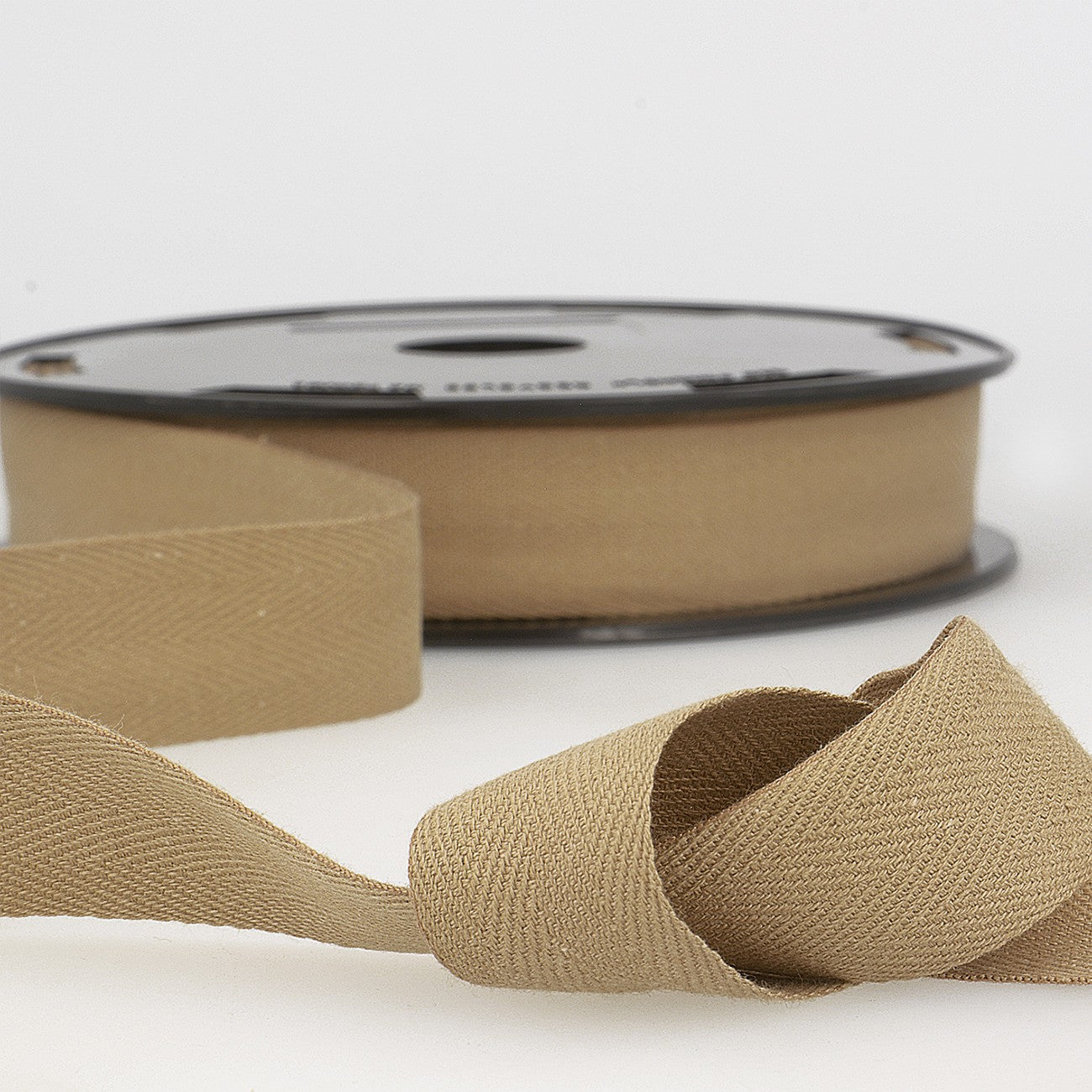 Cotton Twill Tape 11mm x 50m Tan