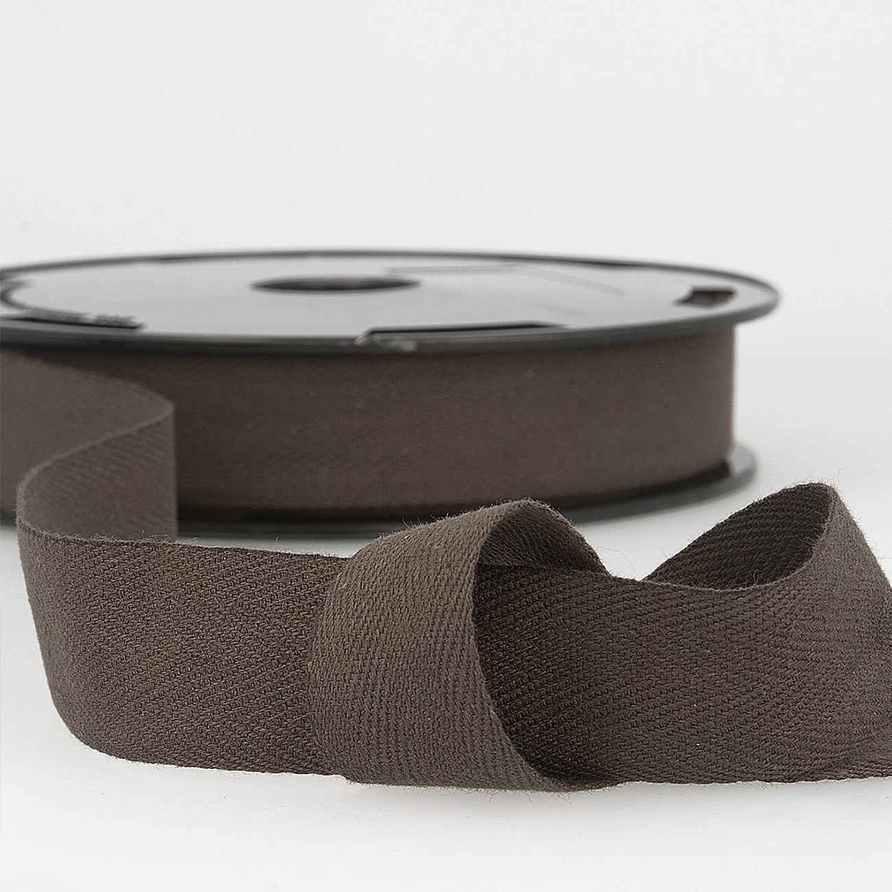 Cotton Twill Tape 11mm x 50m Brown