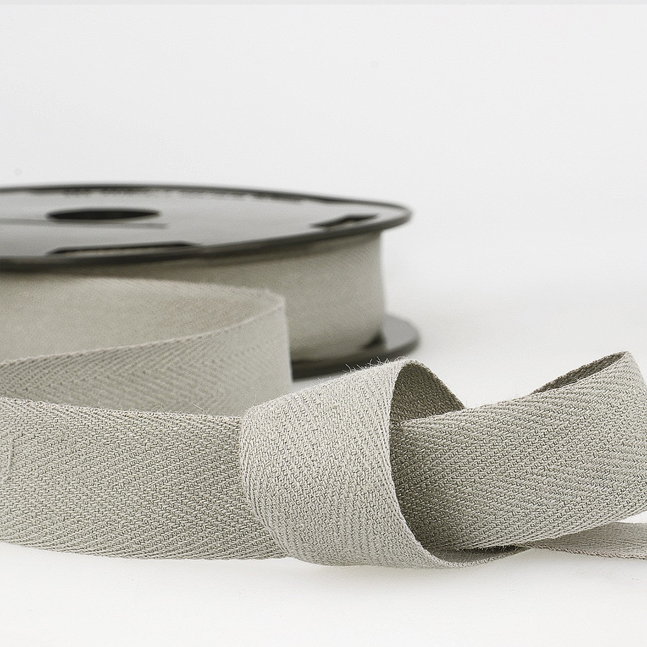 Cotton Twill Tape 20mm Grey