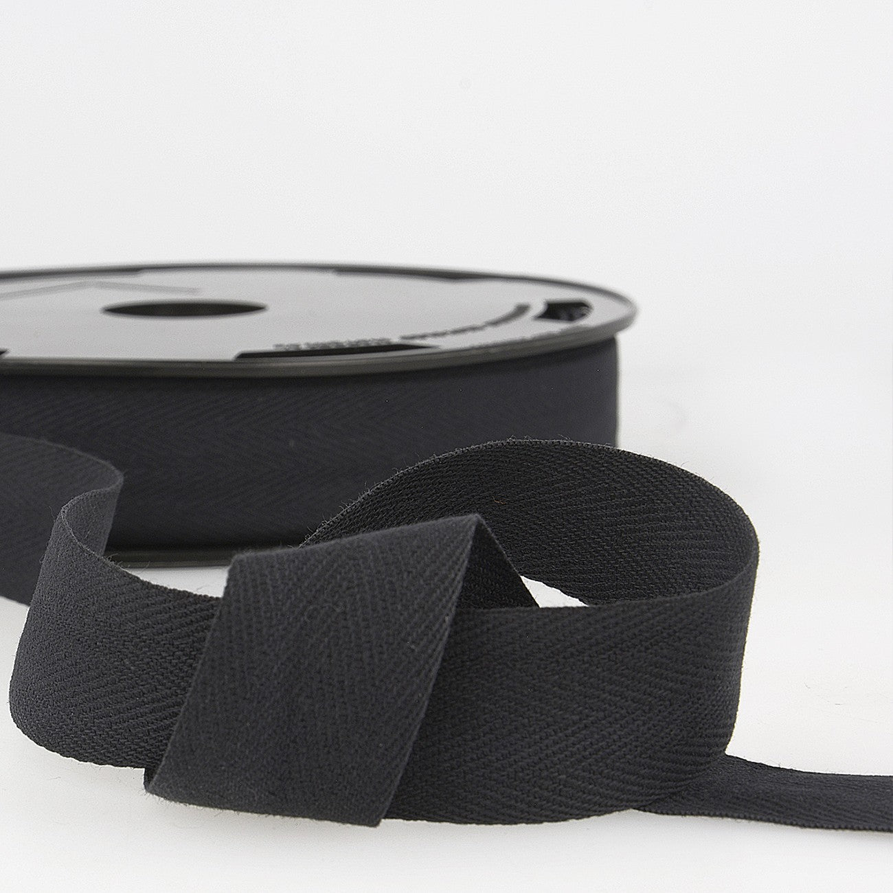 Cotton Twill Tape 25mm Black
