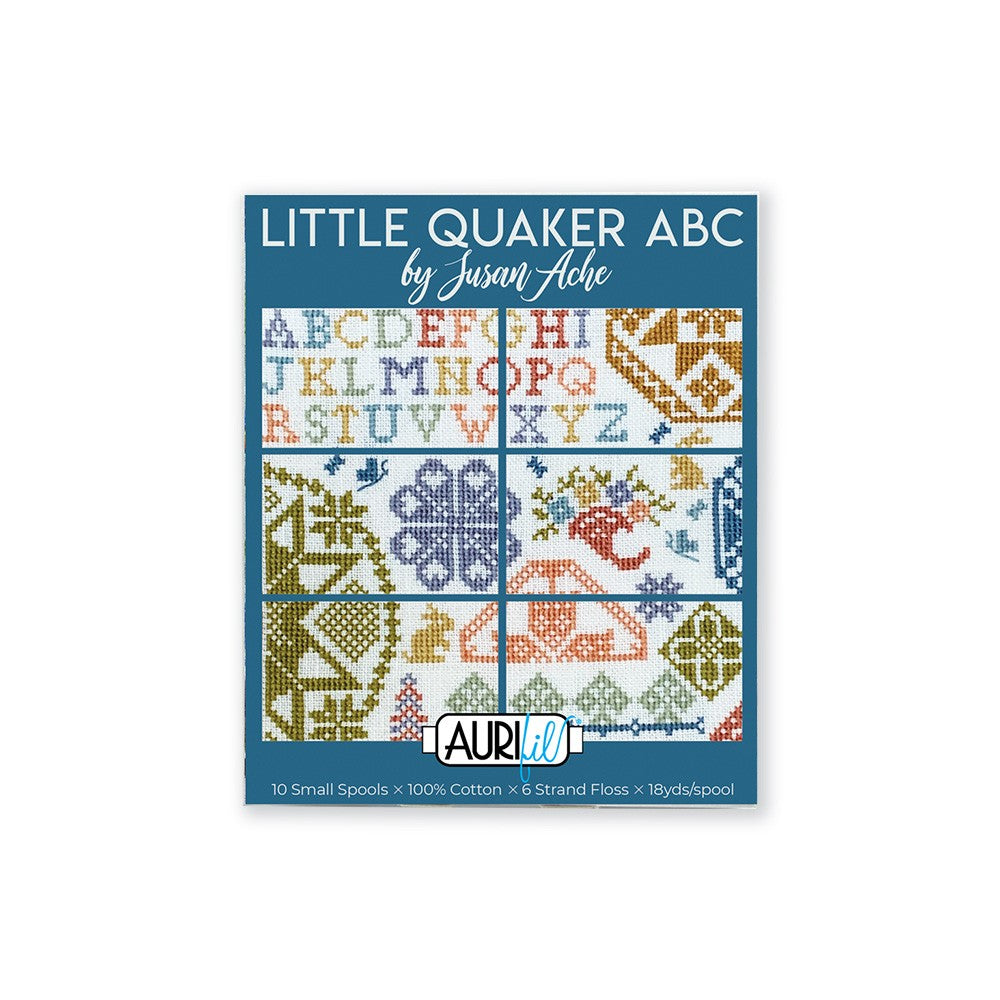 Susan Ache Little Quaker ABC Floss Collection 10 Small Spools