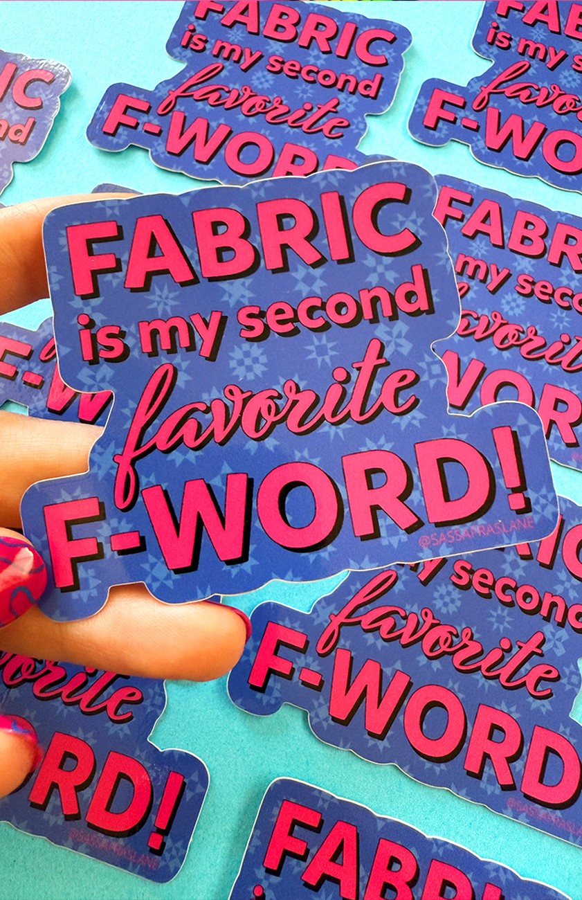 Favorite F-Word Stickers 6pk