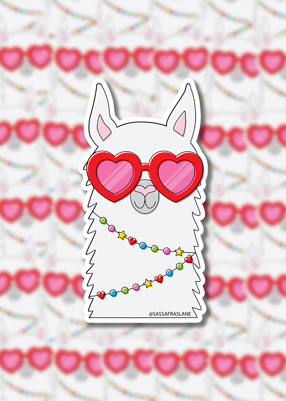 Llama Lover Stickers 6pk