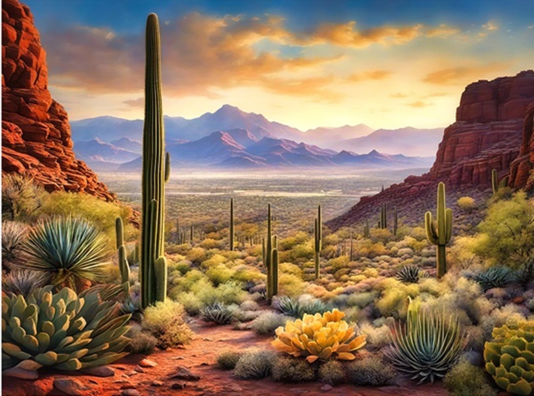 Desert Valley Panel 24in x 17.75in