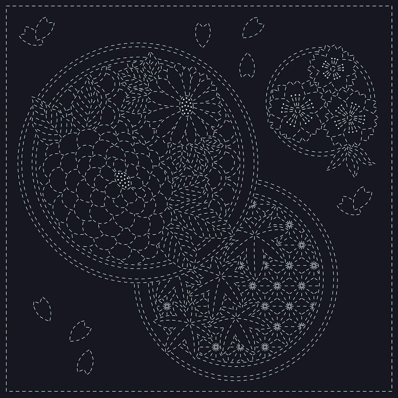 Sashiko Cloth Seasons
