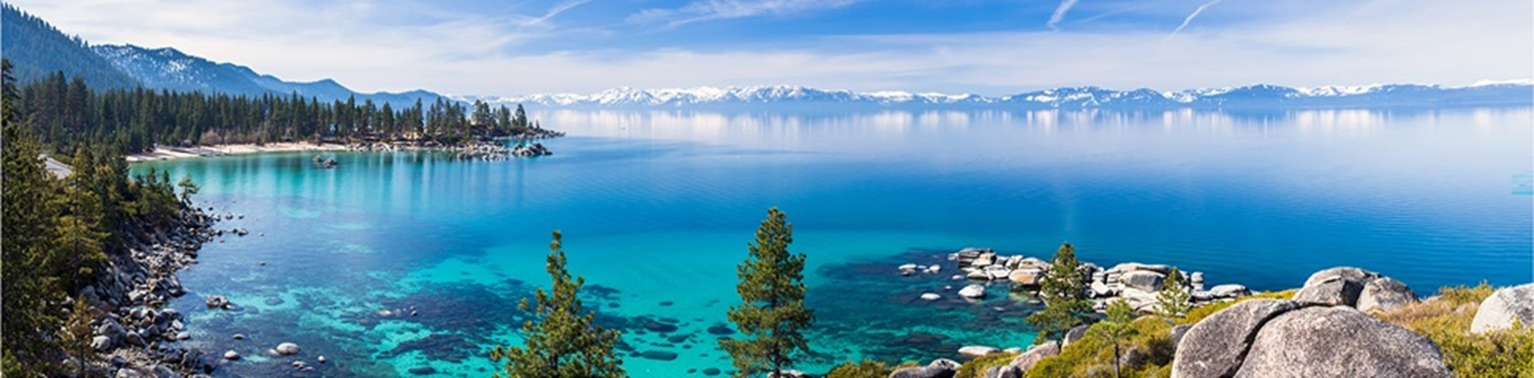 Lake Tahoe in Winter Panel 41.5in x 10.25in
