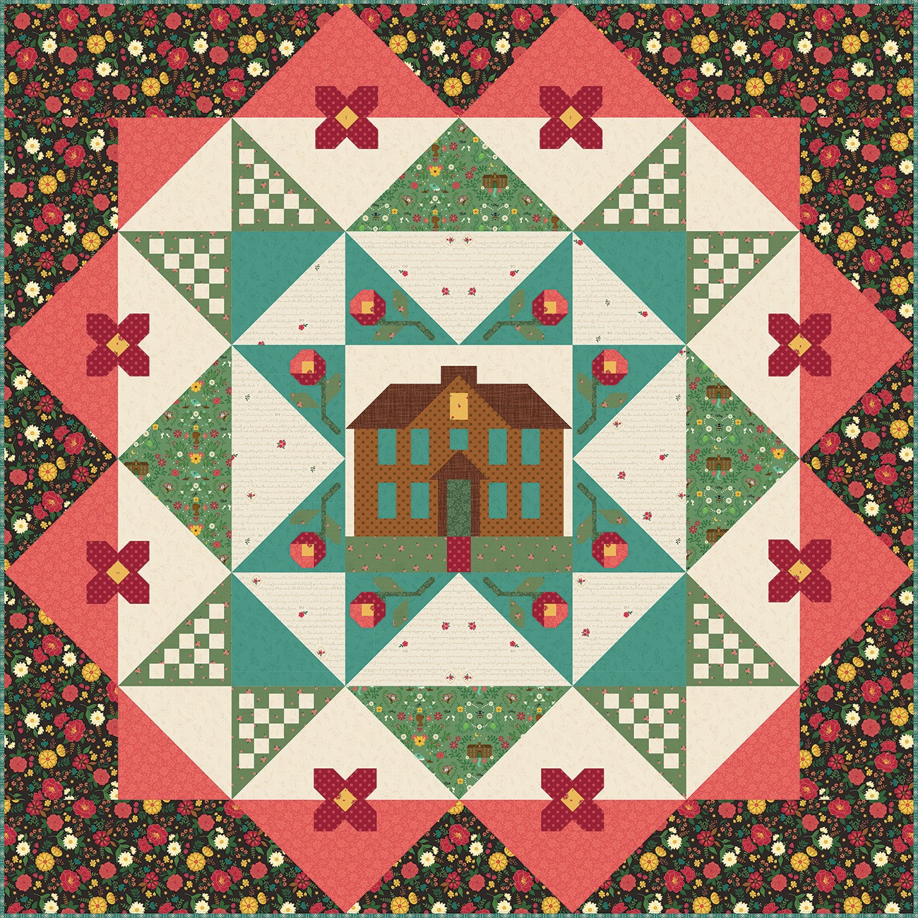 Orchard House Digitally-Printed Store Display Quilt