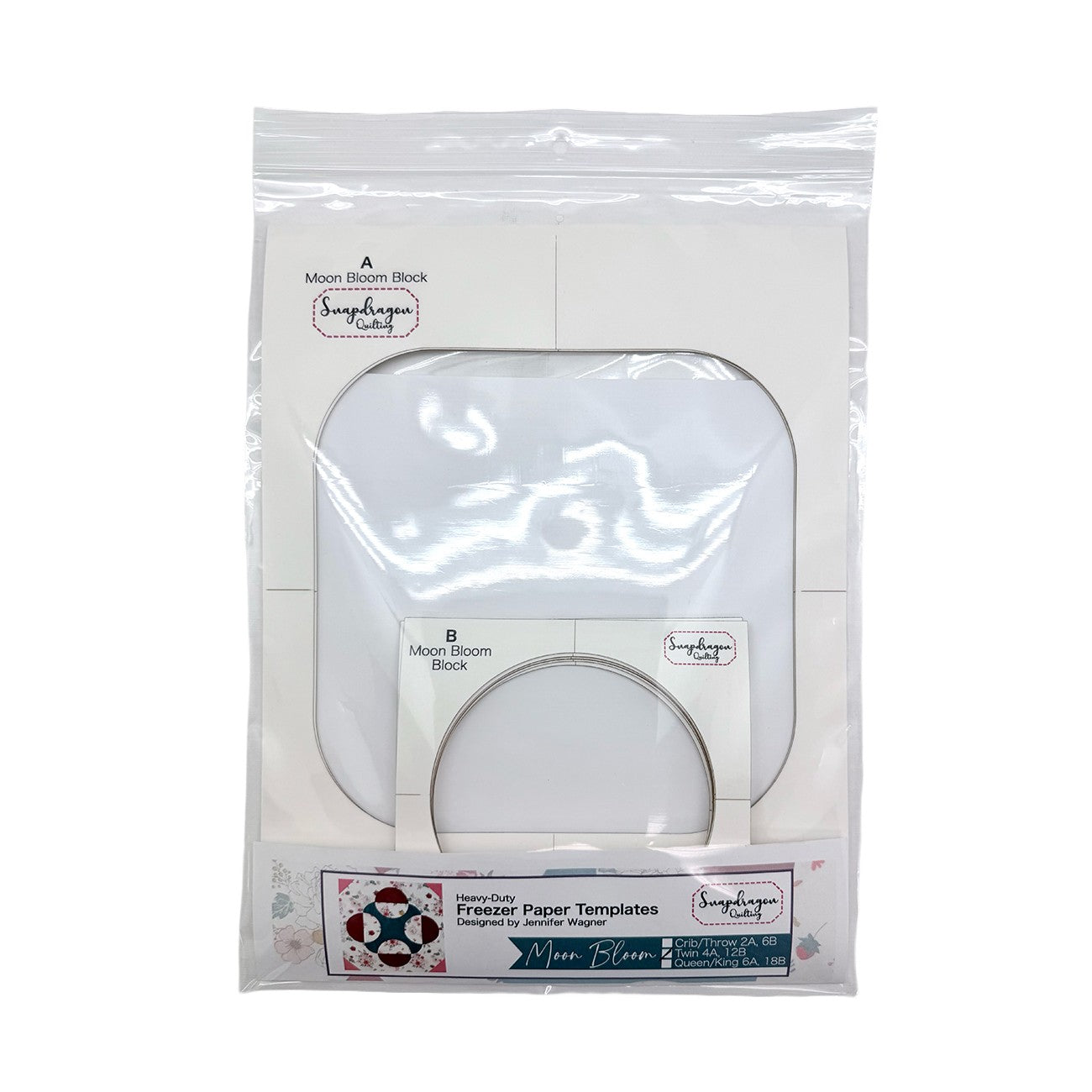 Moon Bloom Heavy-Duty Freezer Paper Templates