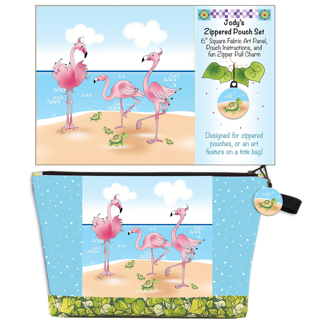 Flamingo Pouch Set