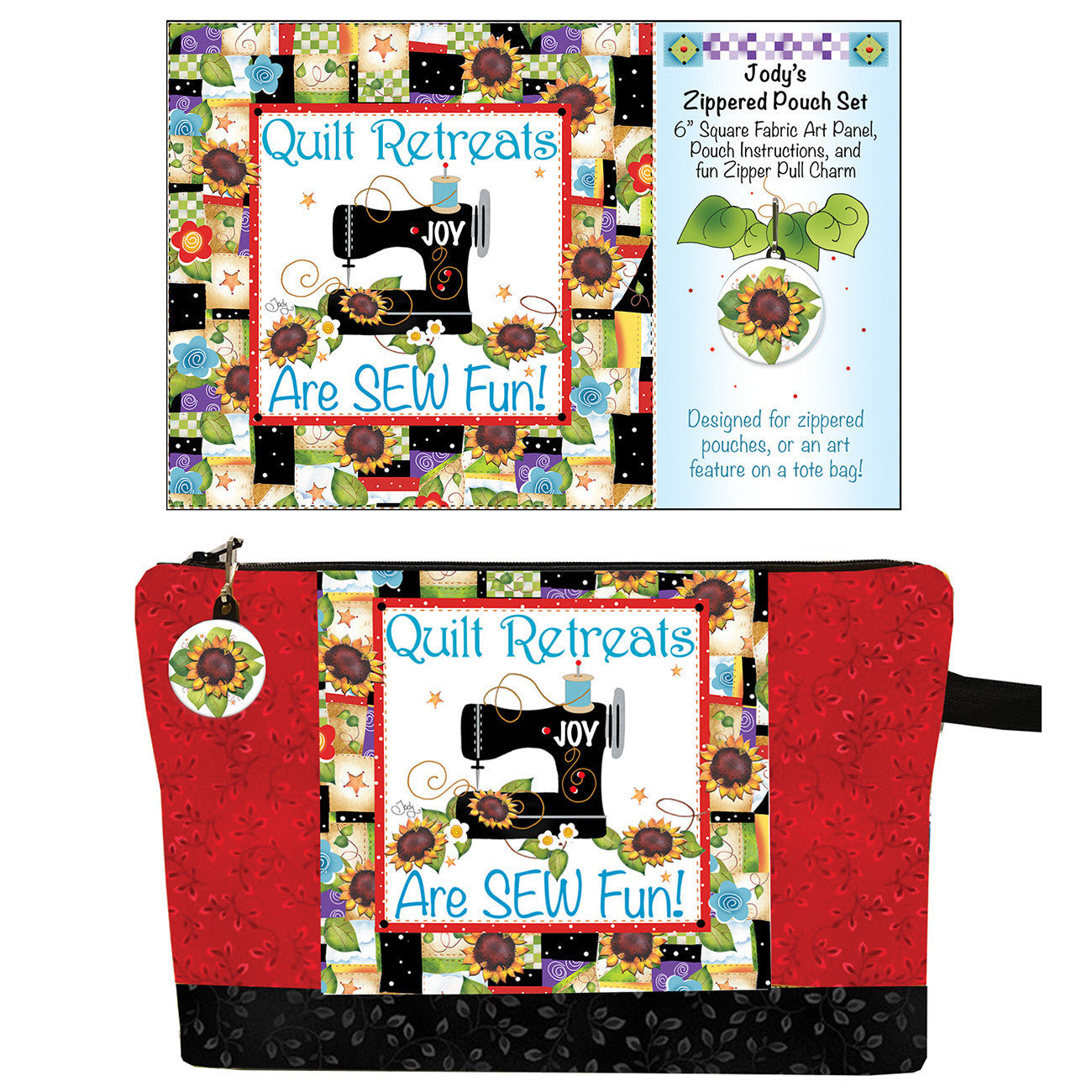 Quilt Ret Sew Fun Pouch Set