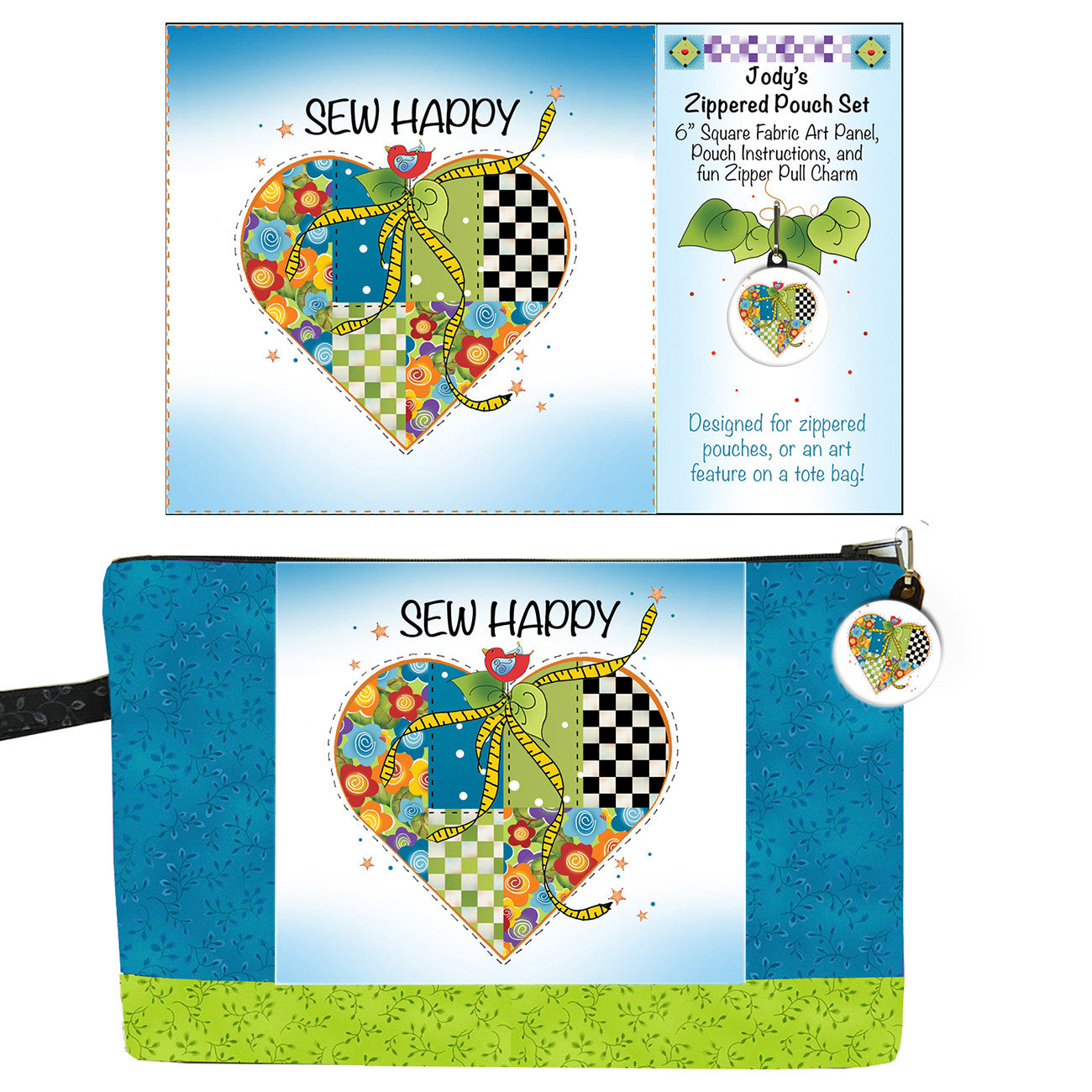 Sew Happy Pouch Set
