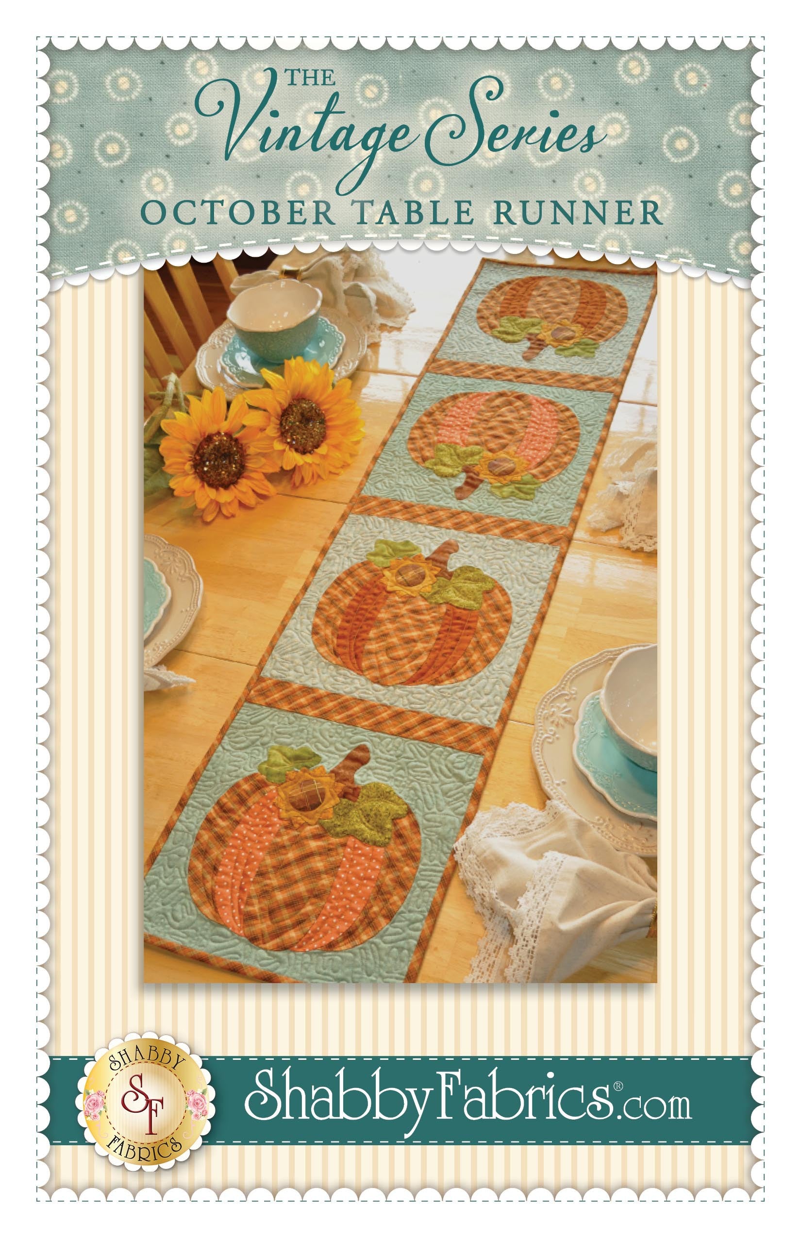 Vintage Series Table Runner - October