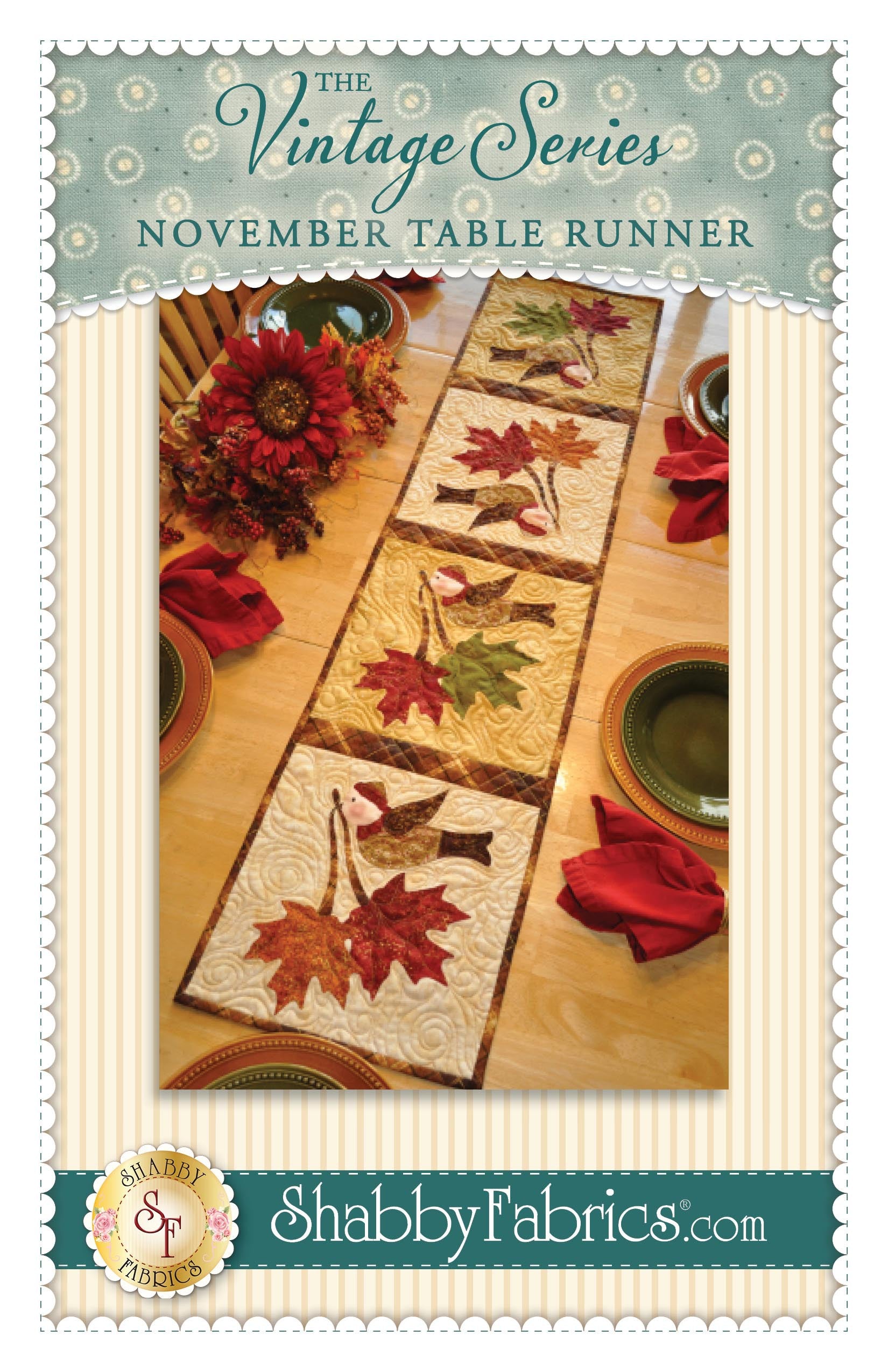 Vintage Series Table Runner - November
