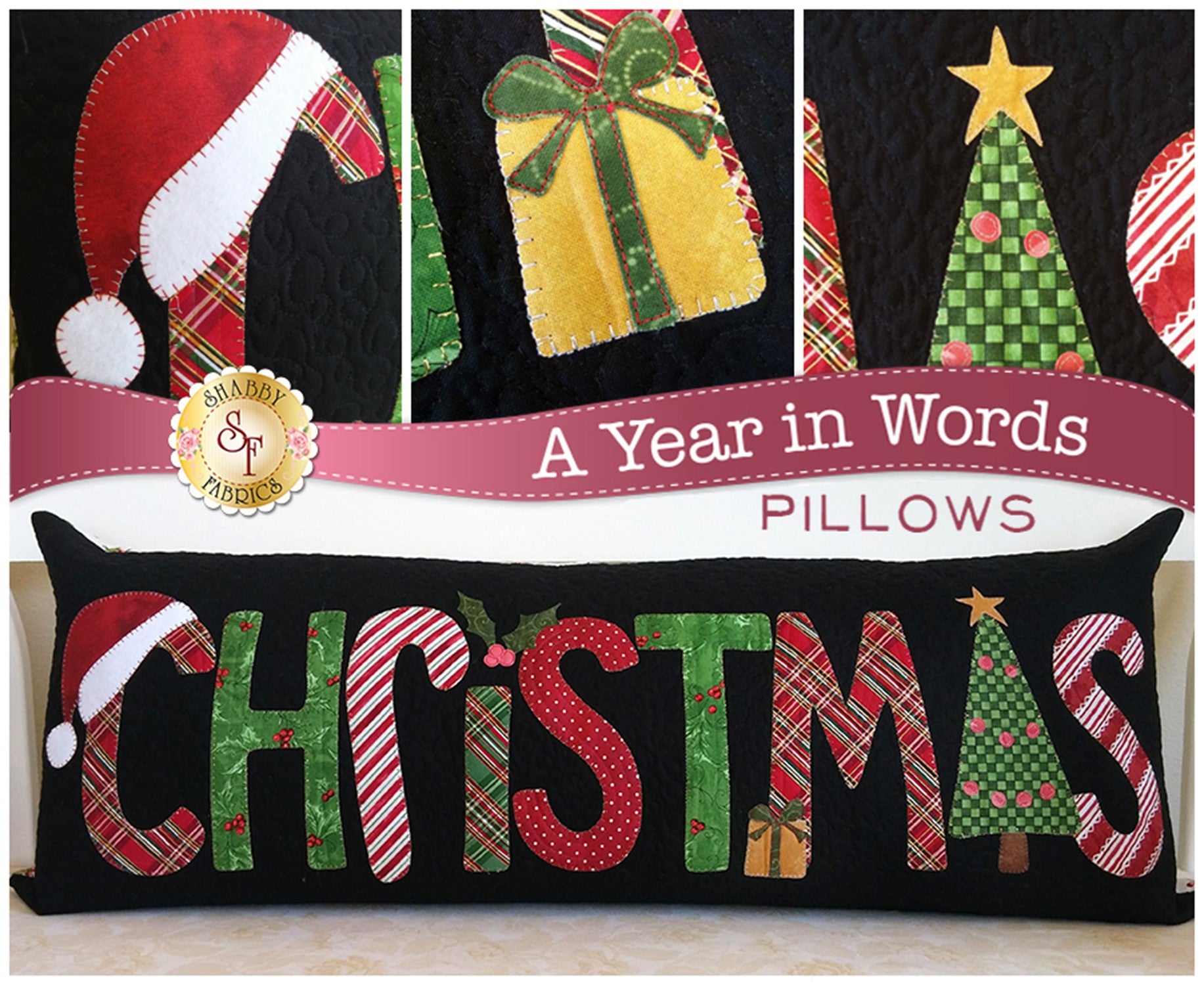 A Year In Words Pillow Christmas December