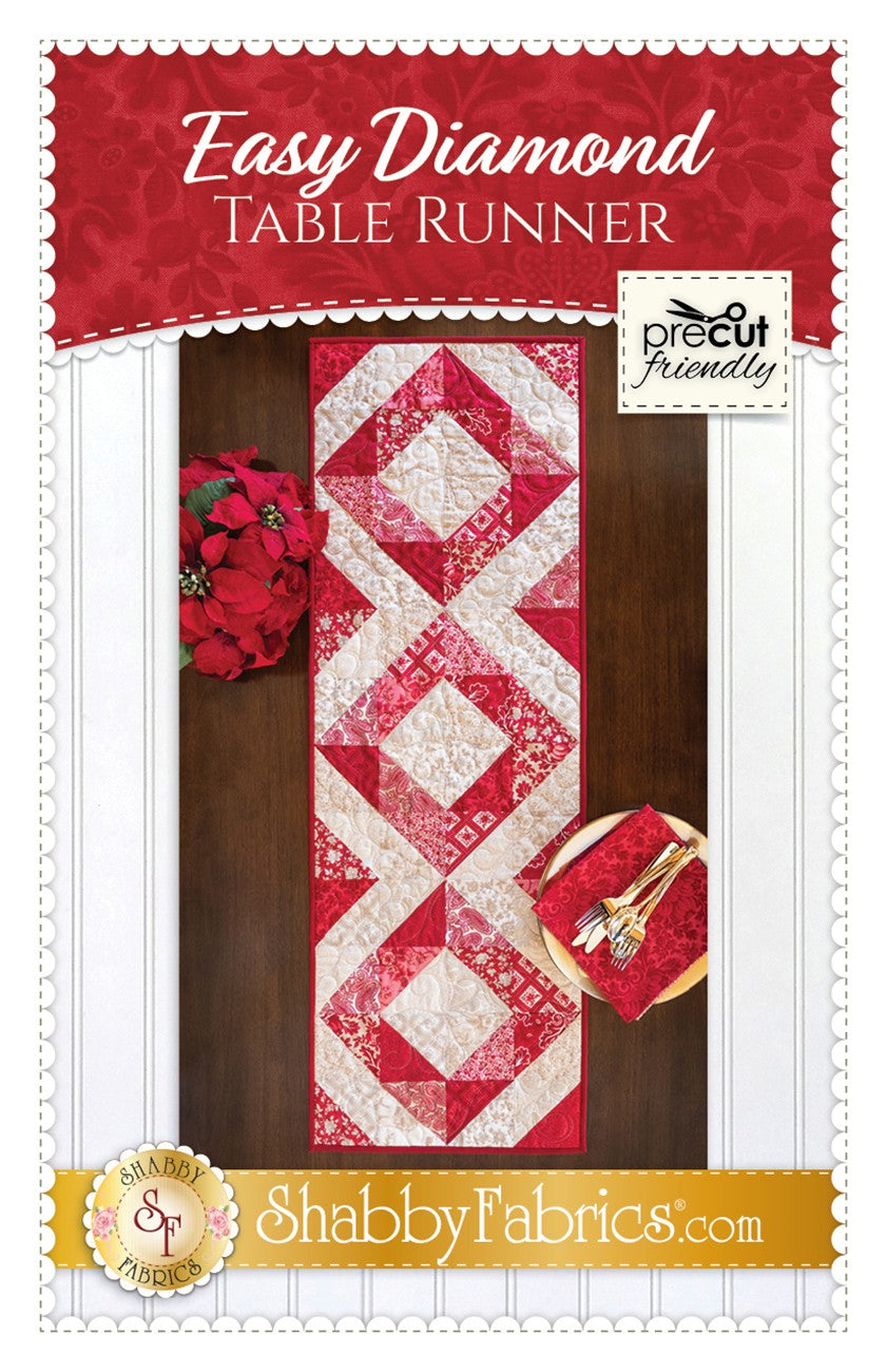 Easy Diamond Table Runner