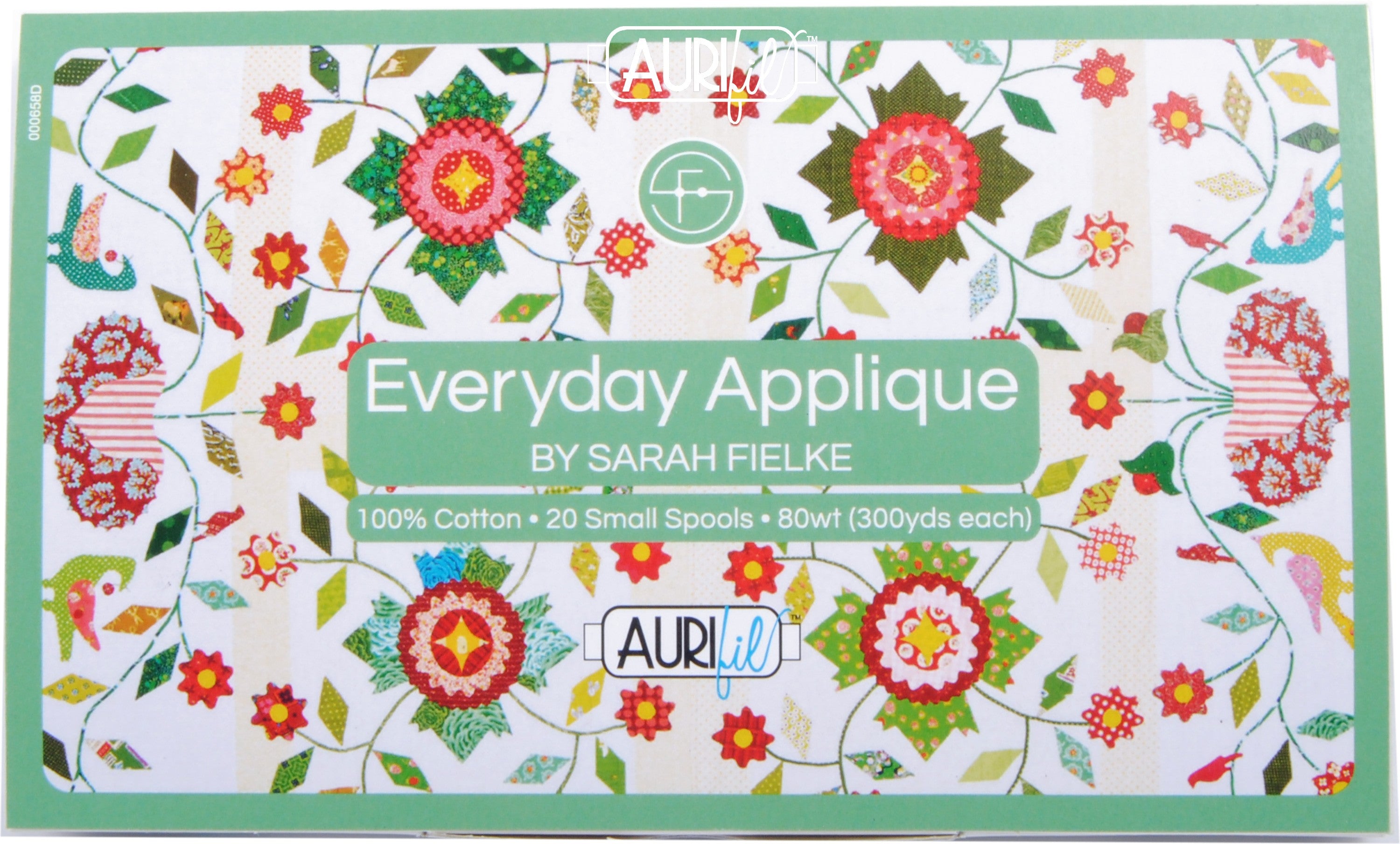 Sarah Fielke Everyday Applique Thread Collection 80wt 20 Small Spools