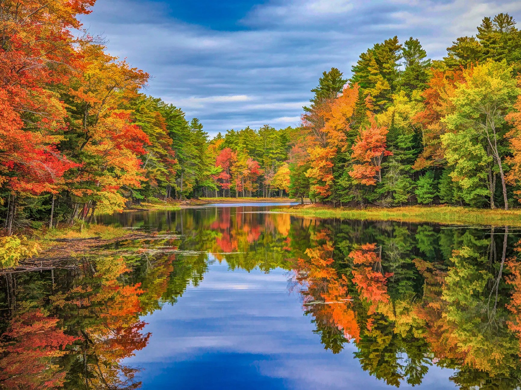 Fall Color Reflection Panel 32in x 24in