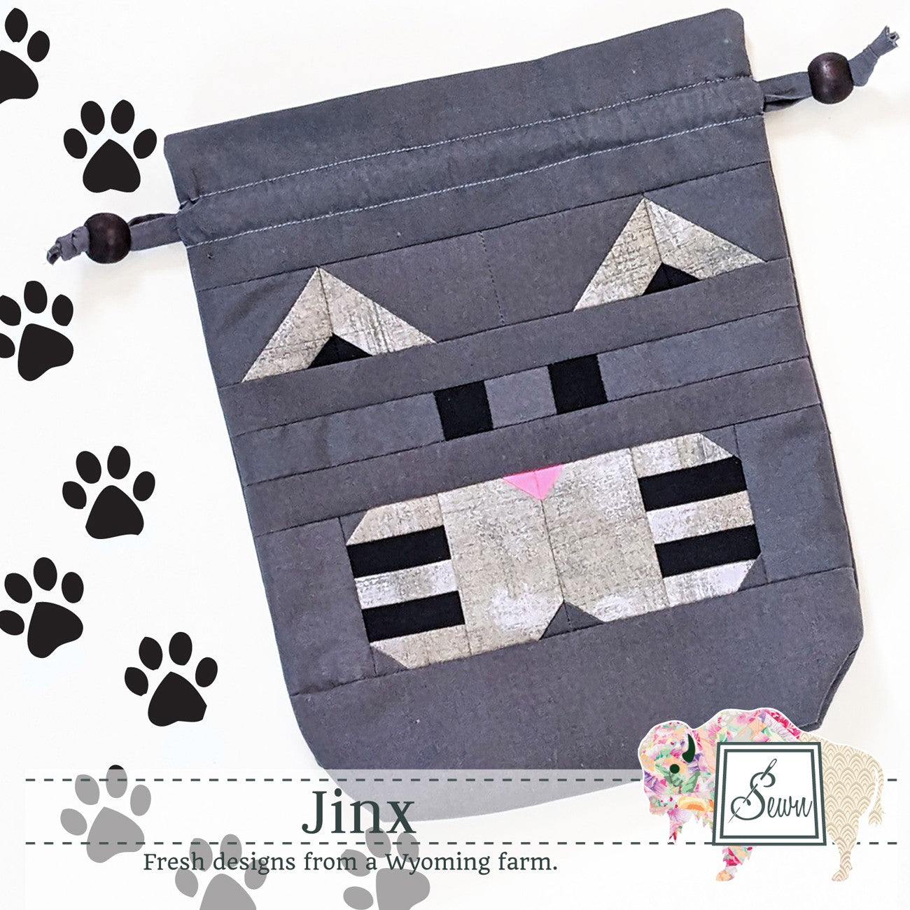 Jinx Drawstring Bag