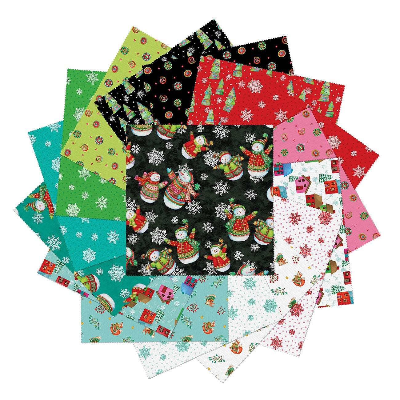 Snow Joy 10in Squares, 42pcs/bundle