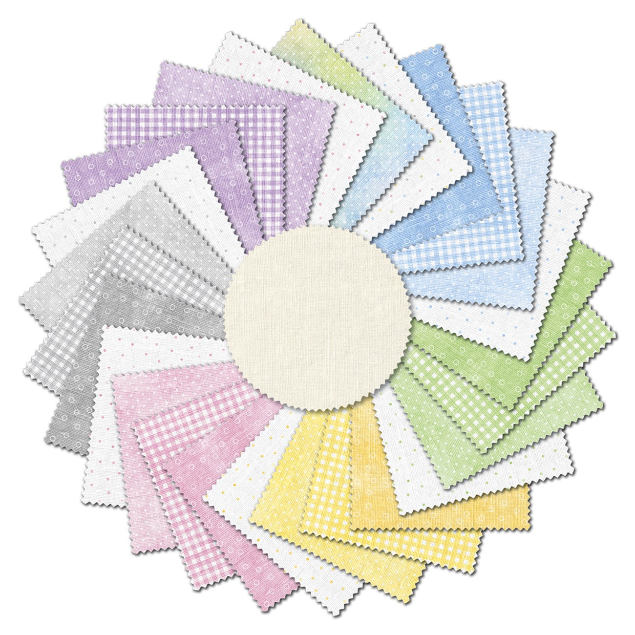 2.5in Strips, Sorbet Flannel, 40pcs/bundle