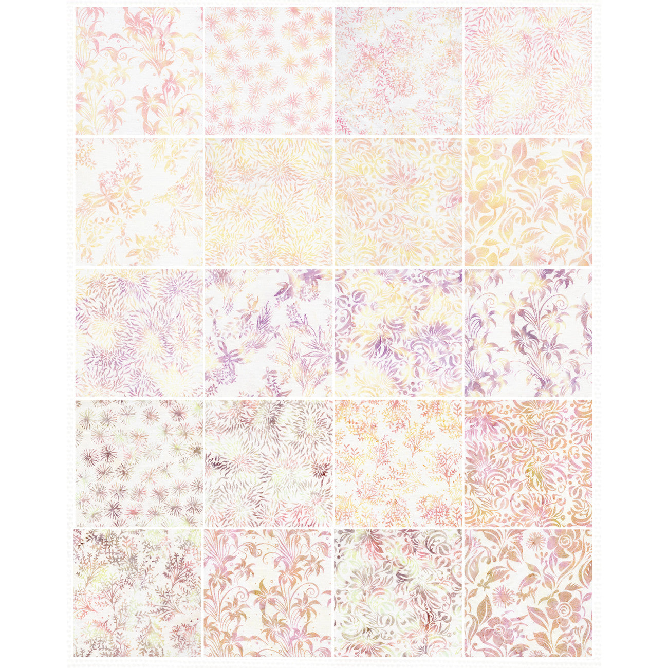 2.5in Strips, Quiet Charm Batik, 40pcs
