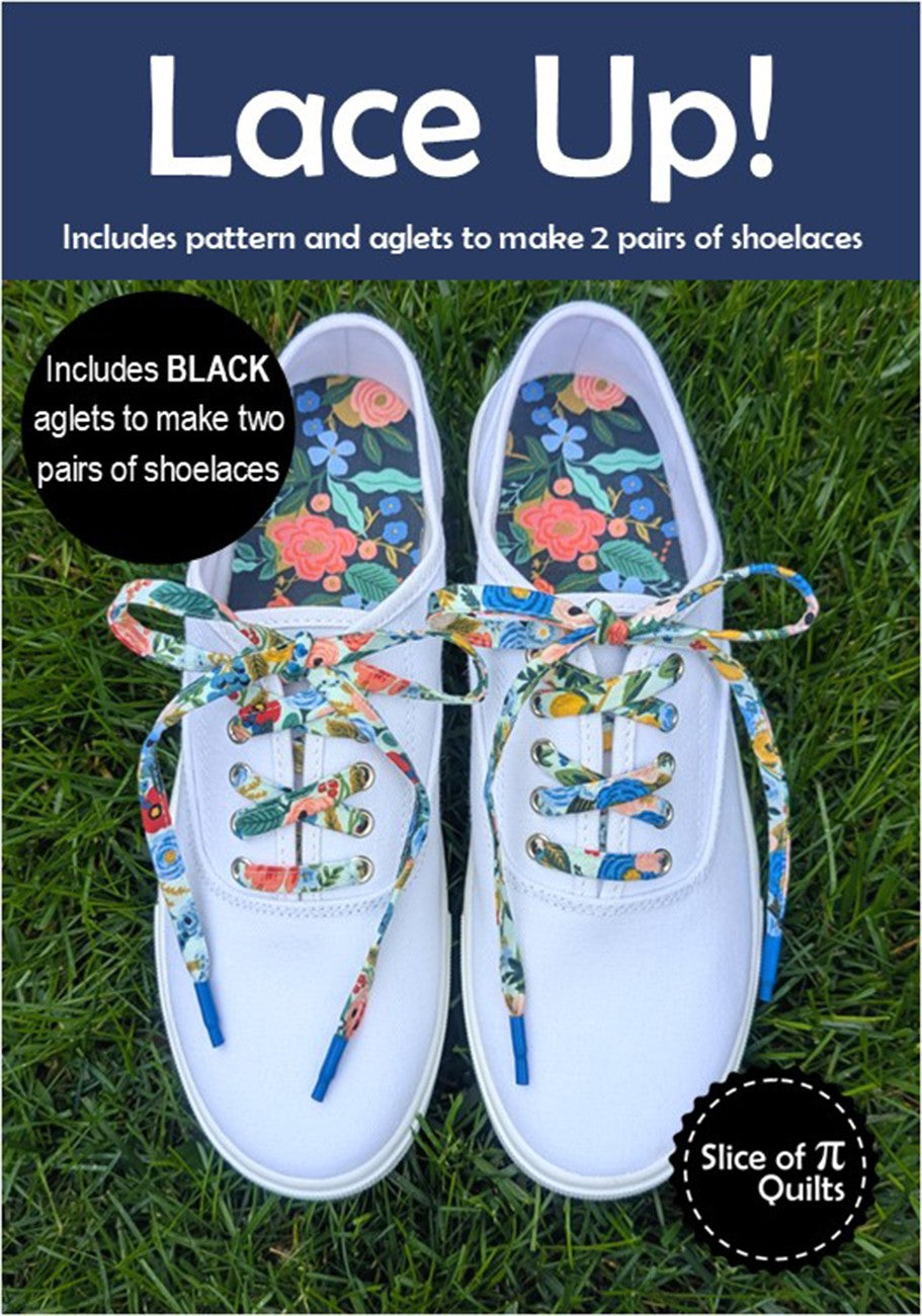 Lace Up Pattern With Black Aglets