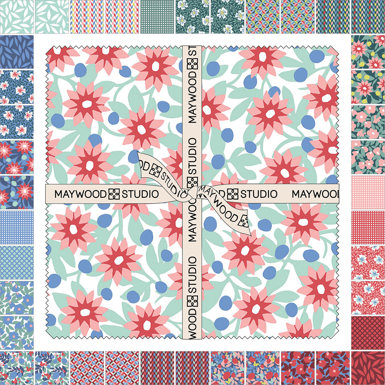 10in Squares Cups & Quilts, 42pcs/bundle