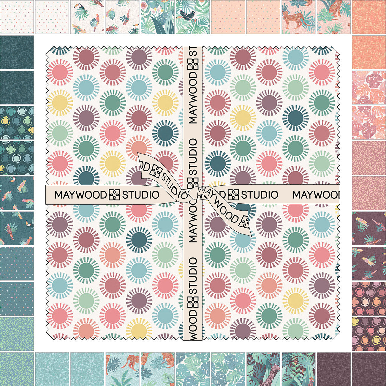 10in Squares Wild Side, 42pcs/bundle