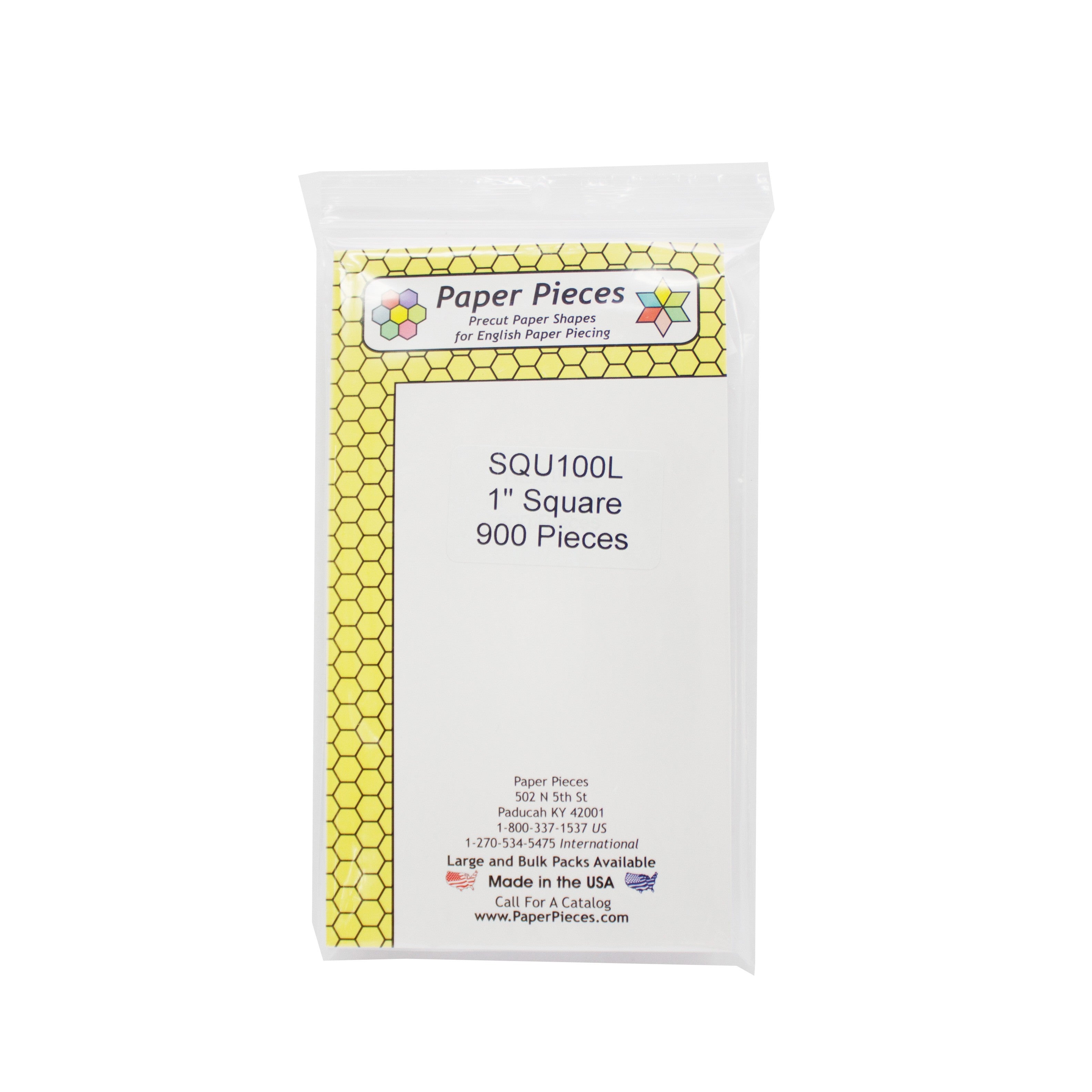 Paper Piece Square Pack 1in 900pc