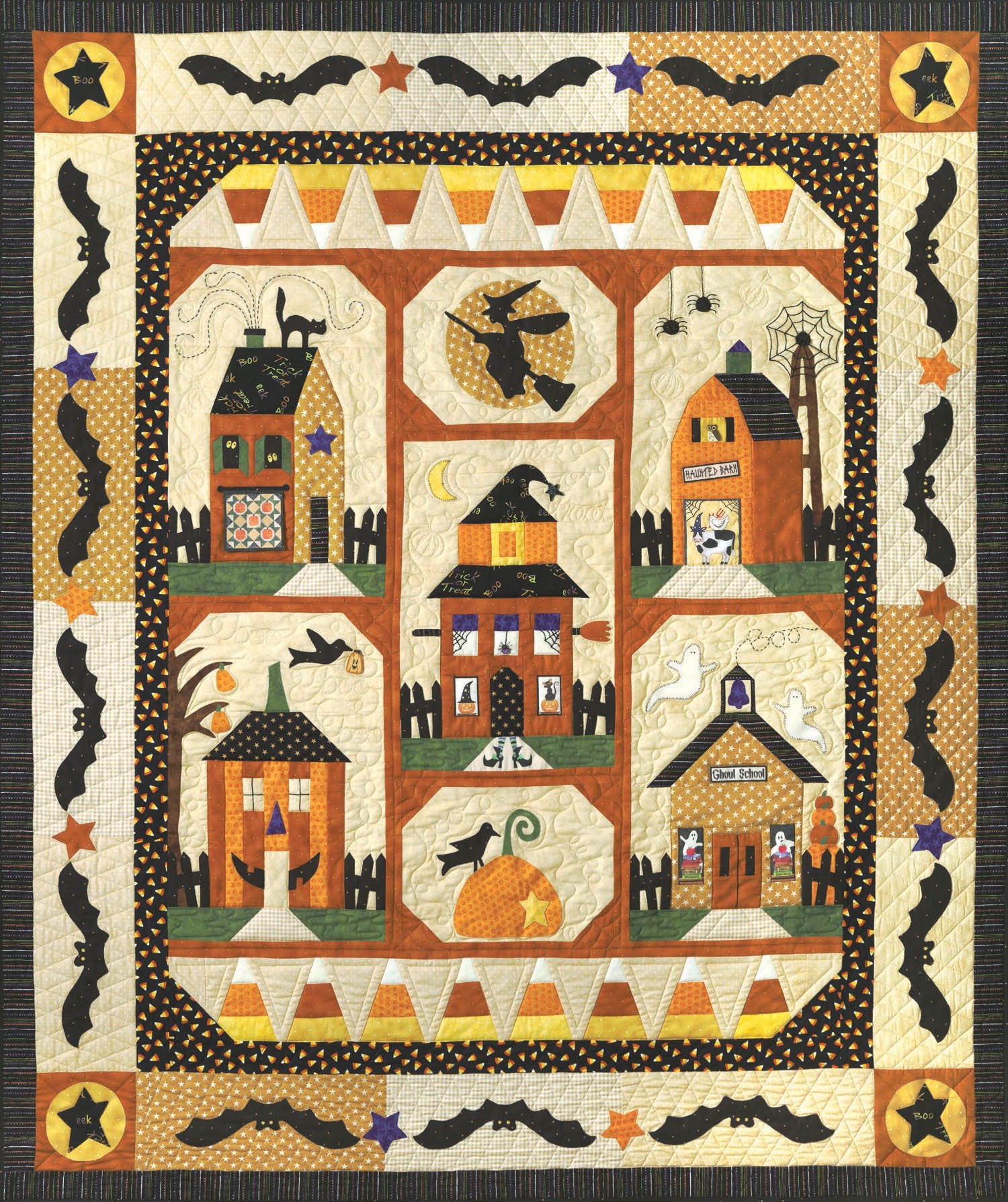 Sew Spooky Block of the Month Assembly