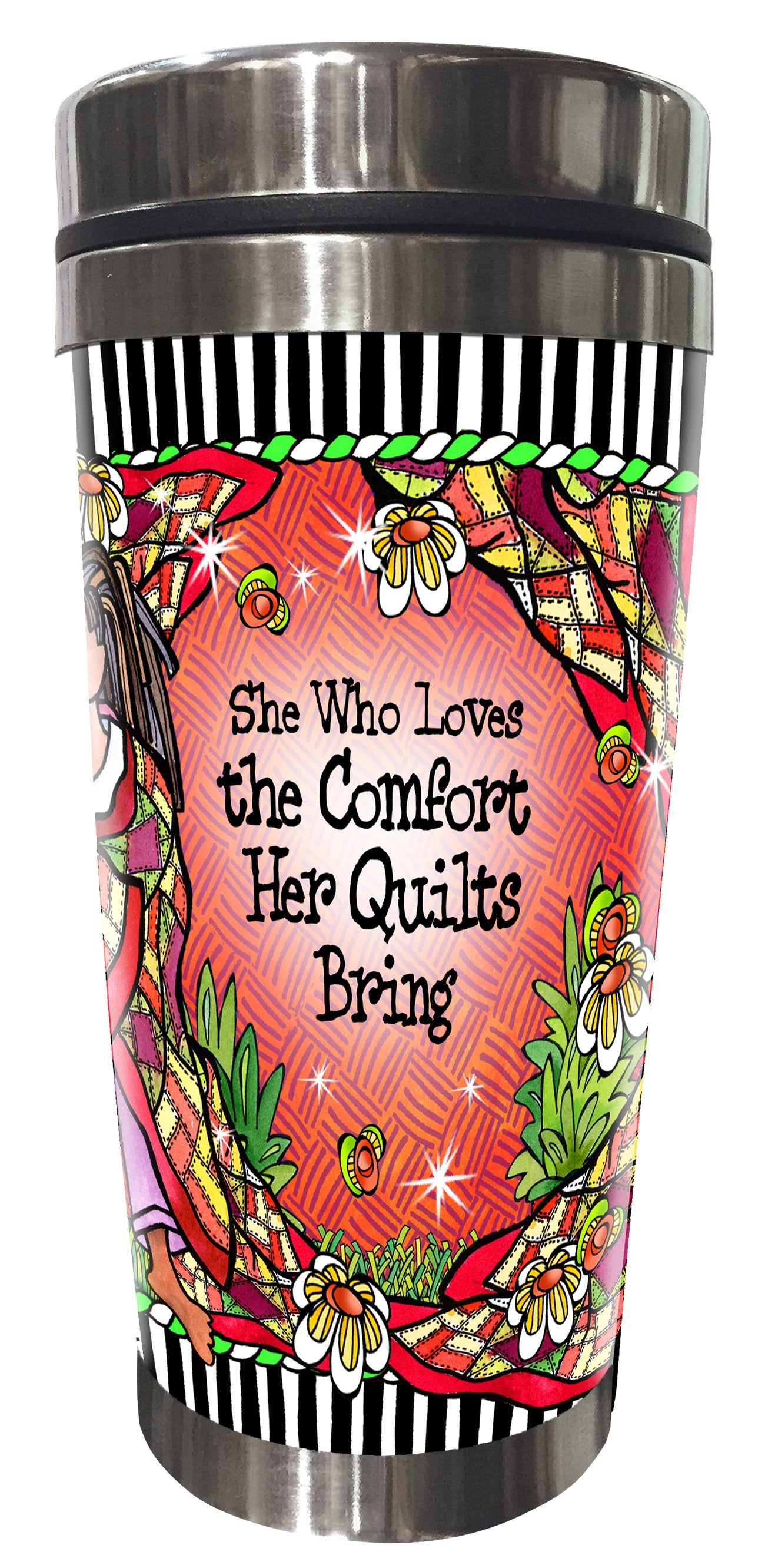 Quilt Comfort Stainless Steel Tumbler